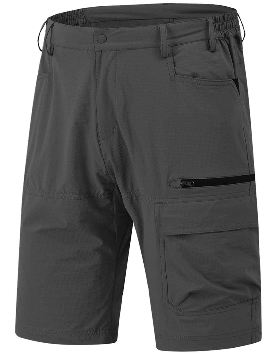 Rdruko Men's Golf Cargo Shorts Quick Dry Lightweight Work Outdoor Hiking Shorts 5 Pockets