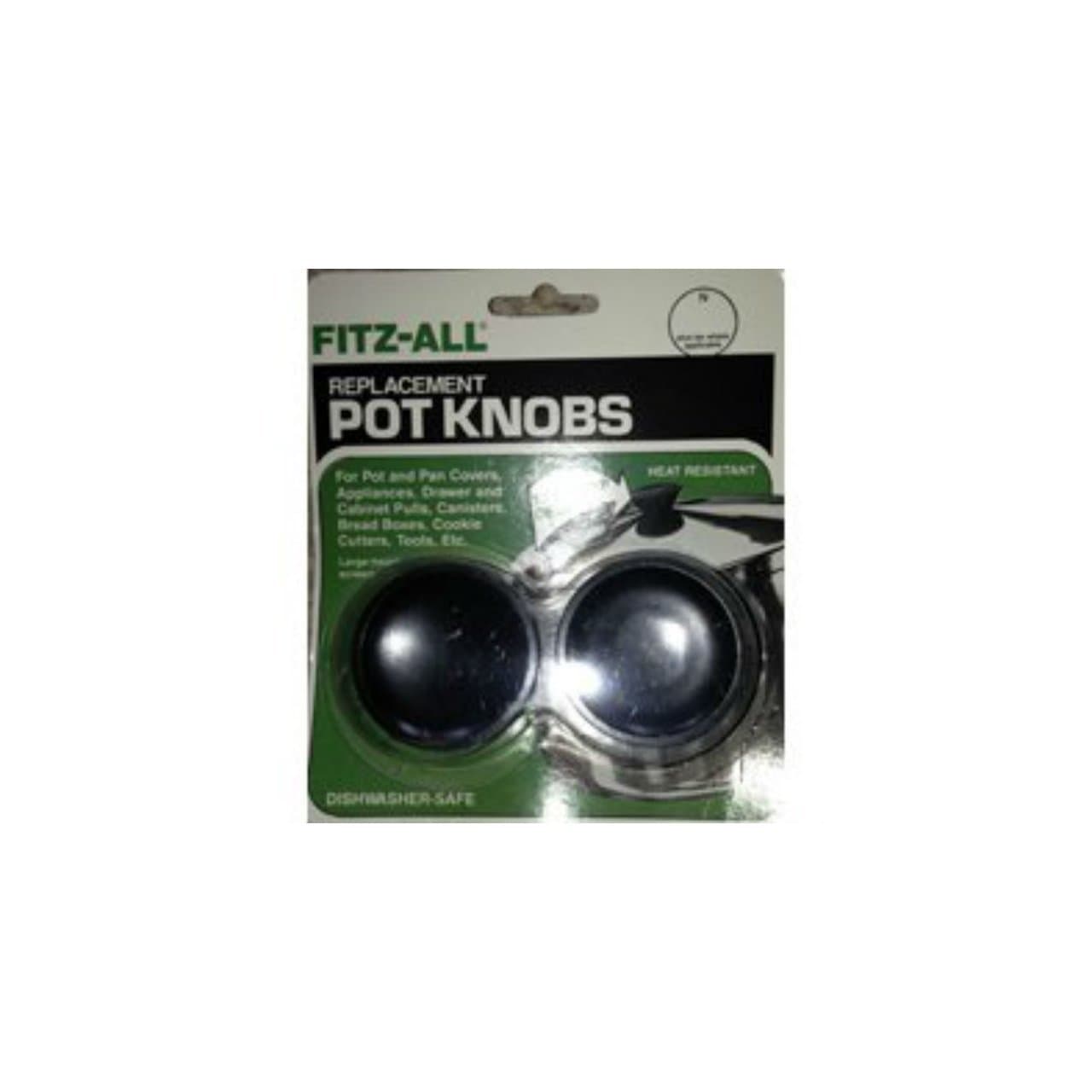 Tops Replacement Pot Knob Black,Plastic