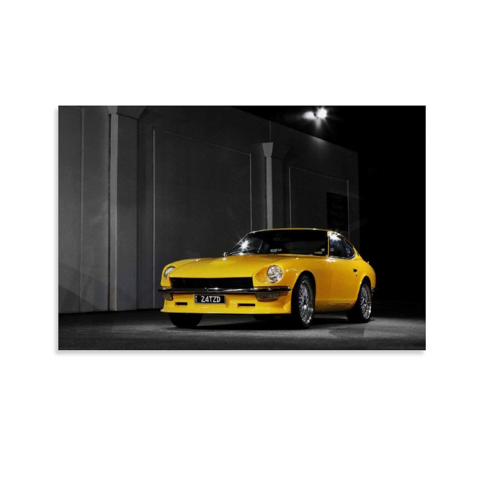 SDFGSD Car Poster Datsun 240z Jdm Car Canvas Art Poster and Wall Art Picture Print Modern Family bedroom Decor Posters