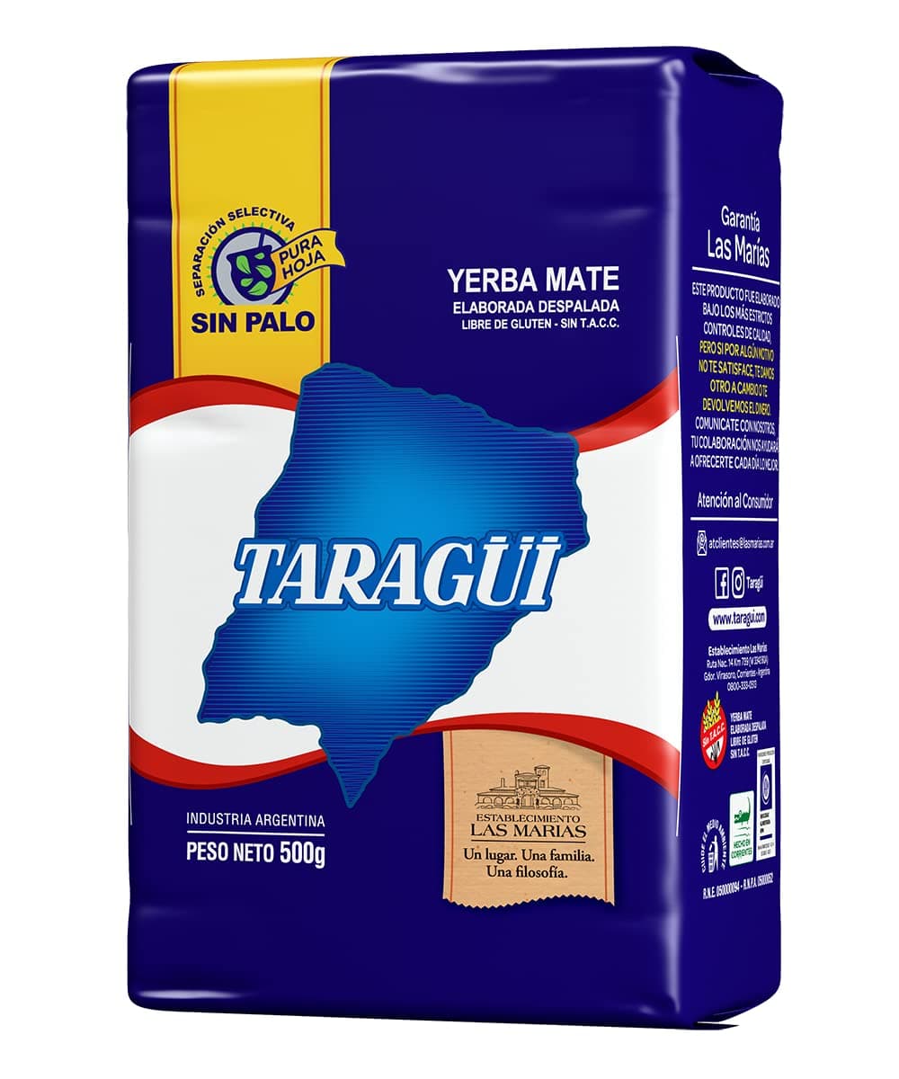 Taragüi アキュウェル・コーポレーション タラグイ・マテ茶 ブルーパック 茶葉茎無し 500g