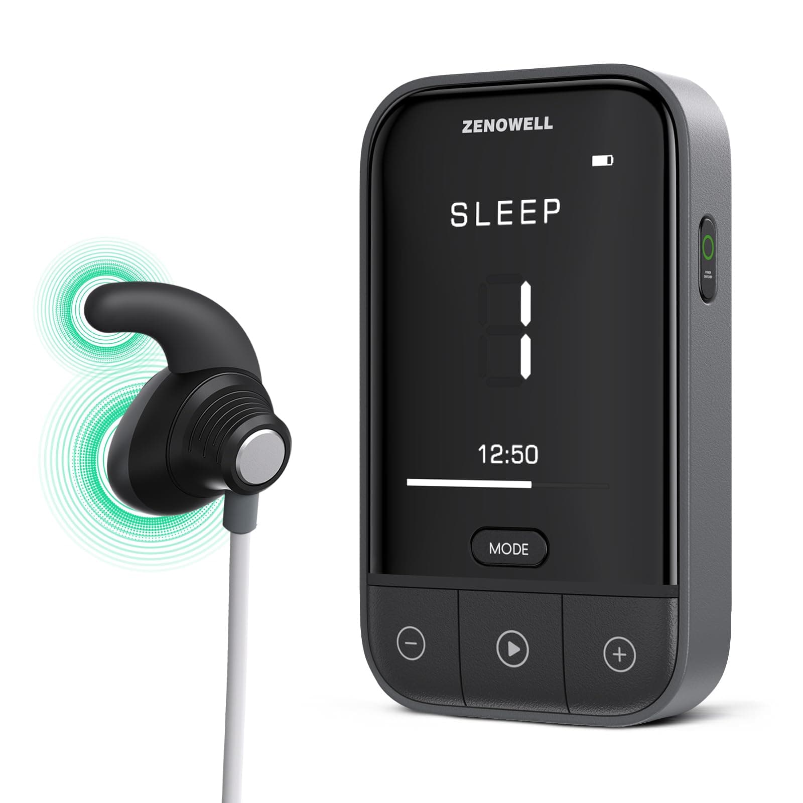 Auricular Vagus Nerve Stimulator | Sleep Aid Device | Patented Vagus Nerve Wearable Device for Restore Calm, Stress Relief and Recover | Relaxation Device for Long-Term Wellness