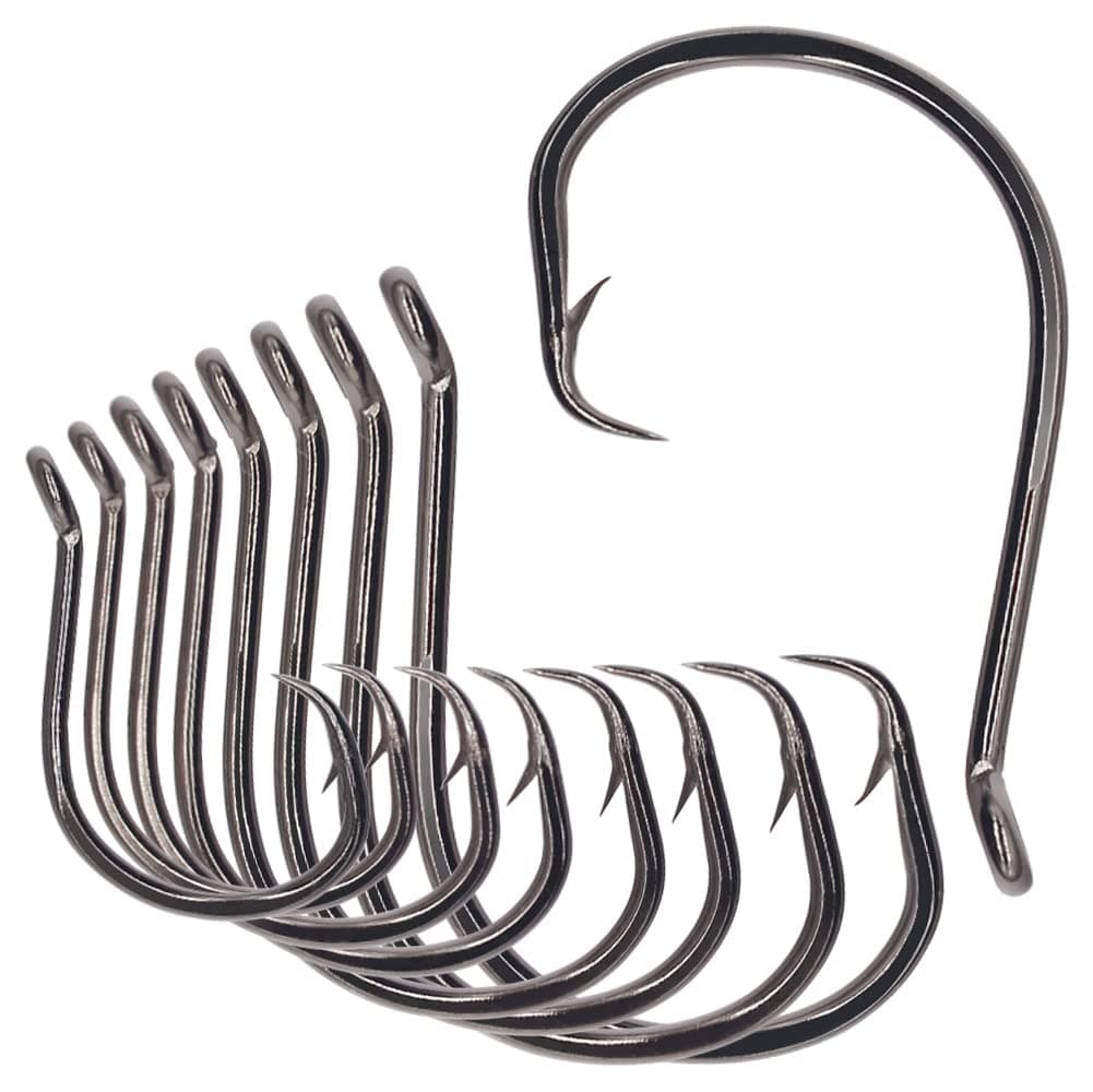 Circle-Hooks-Fishing-Equipment-Octopus-Hooks-Saltwater-50 Pack 1/0 –8/0