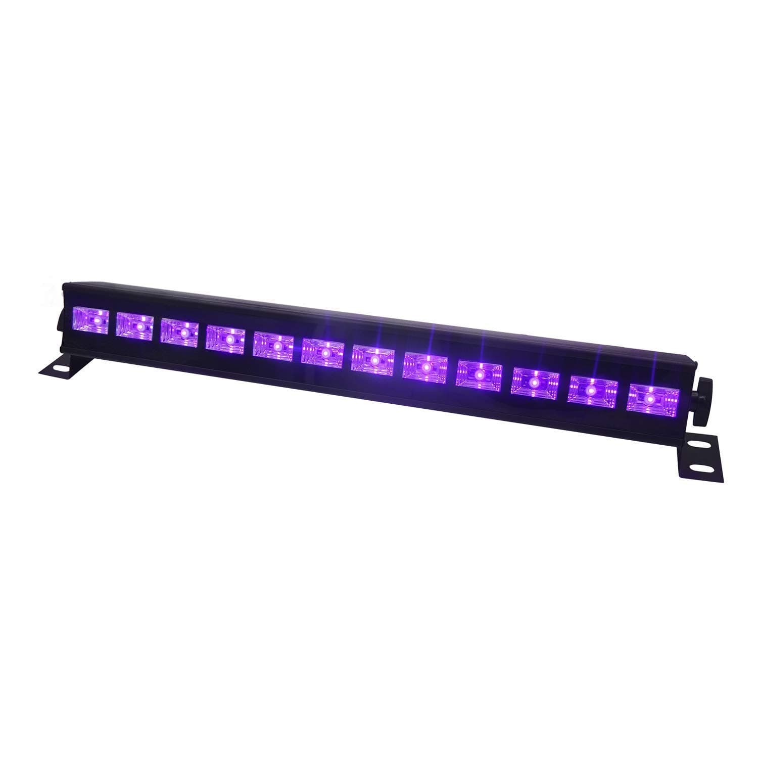 UV LED Bar, 12LEDx3W with Black Light Bulbs in Metal Housing for Glow Party, Halloween, Christmas and Special Effects