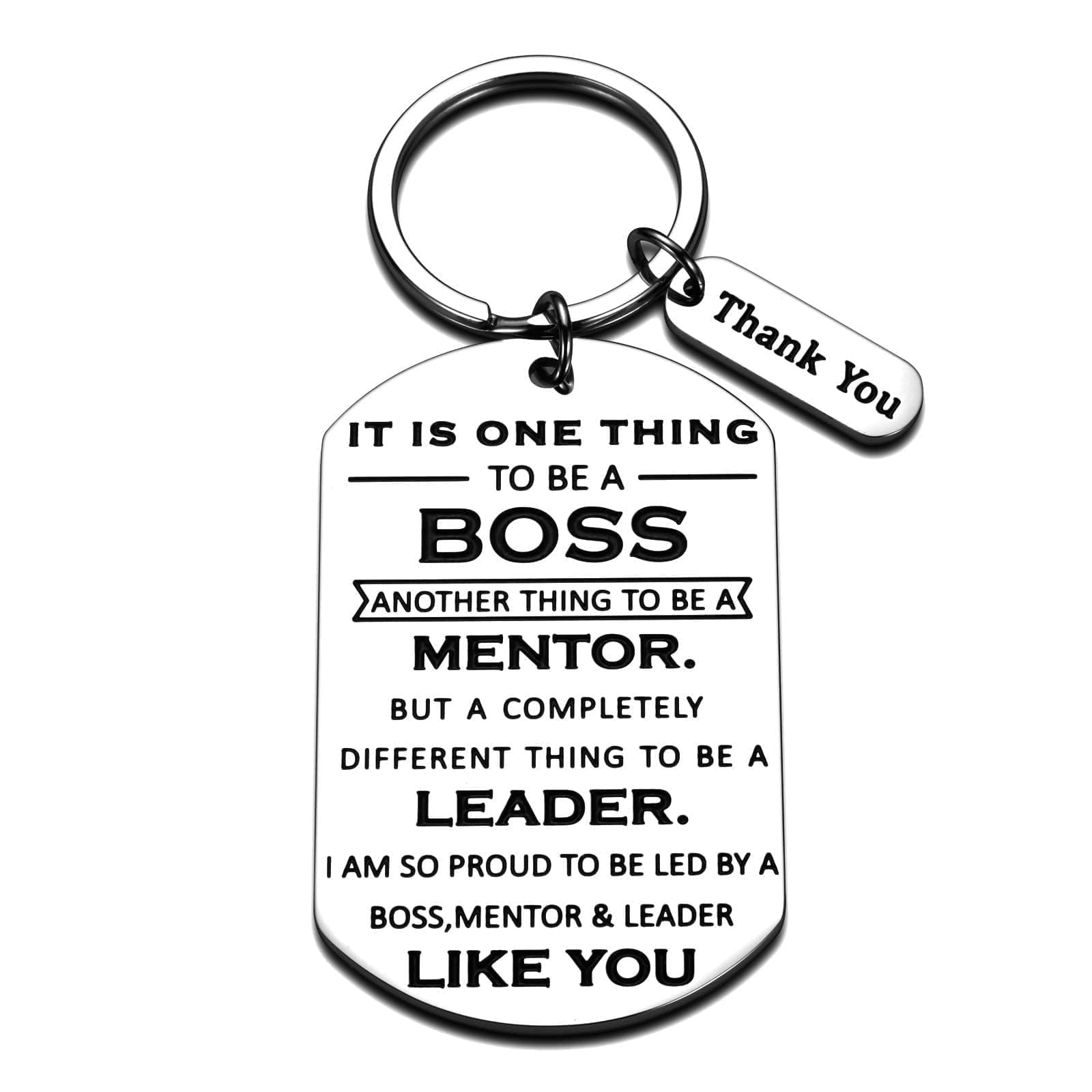 Boss Gifts for Women Men Cool Office Retirement Gifts for Bosses Boss Lady Keychains Promotion Appreciation Gift for Men Women Thank You for Mentor Leader New Job Going Away Leaving Gift Christmas