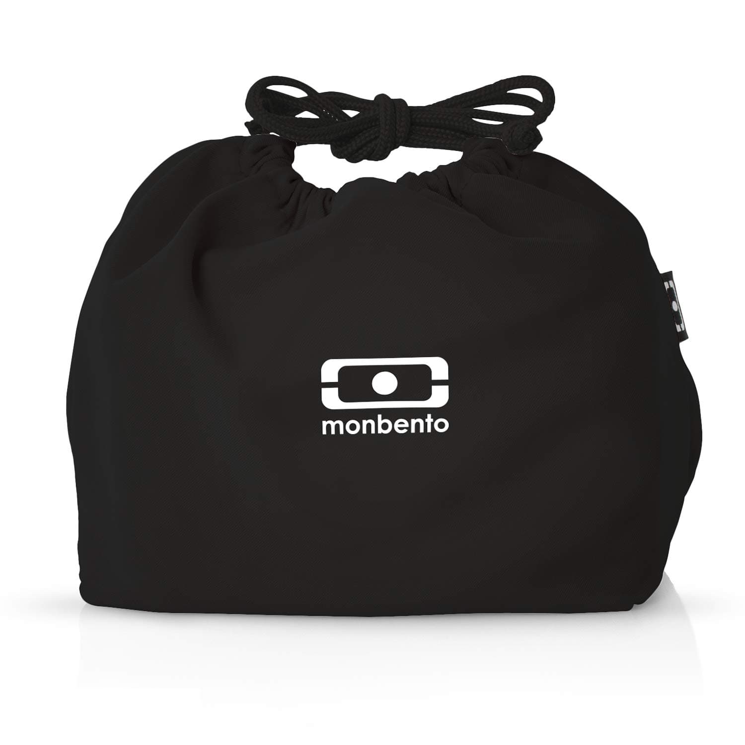monbento - Lunch Bag MB Pochette M Onyx Polyester Tote For Work/School Packing Can Contain a Bento Box Original or Tresor Black