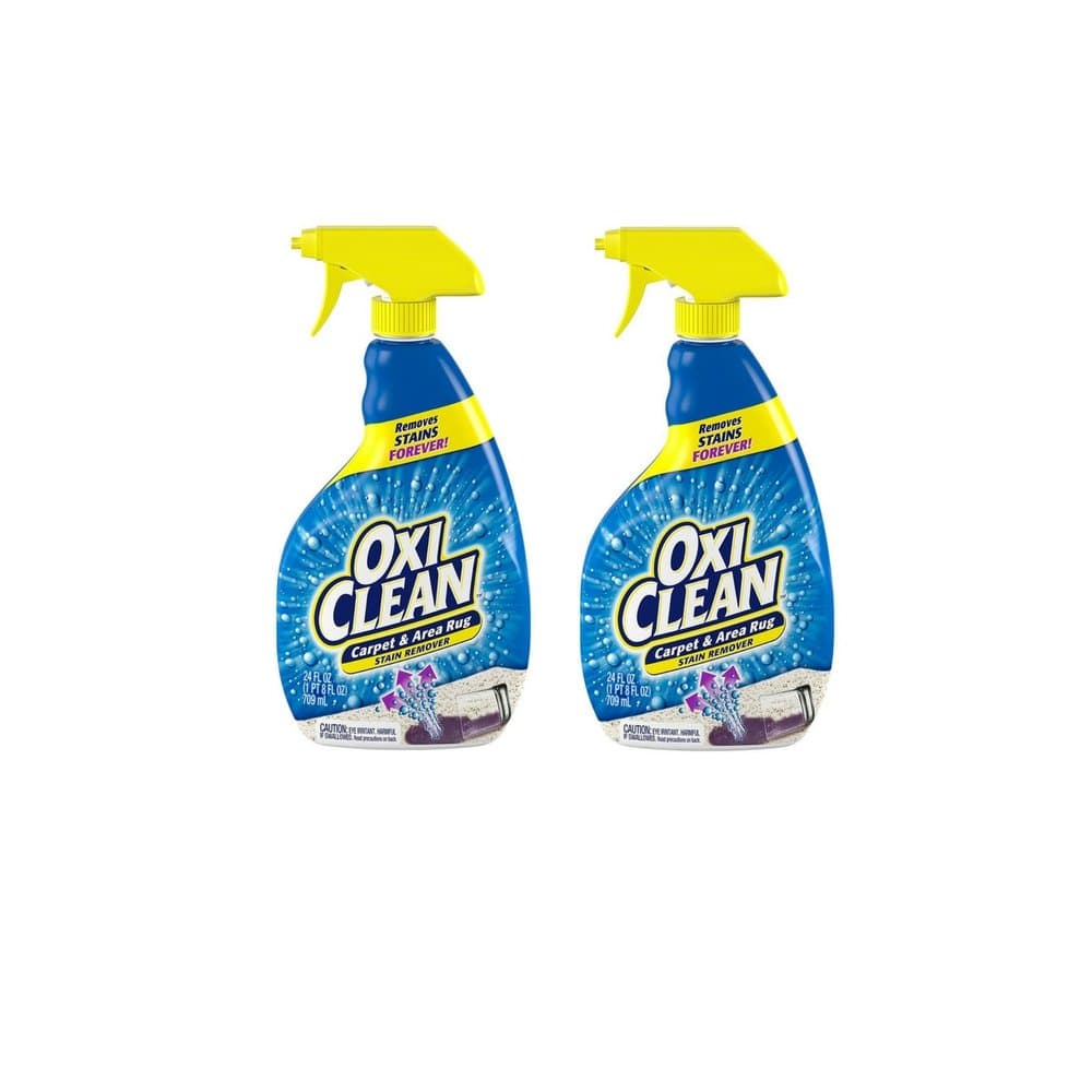 Carpet and Area Rug Stain Remover Spray, 24 Ounce 2 Pack