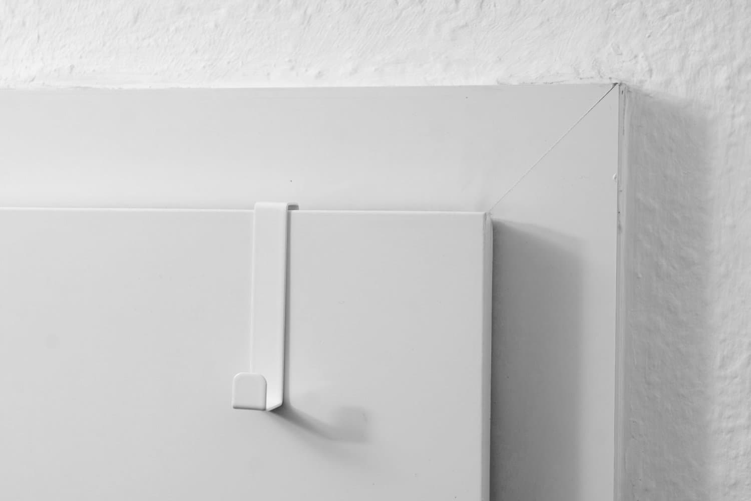 Menz Over Door hooks Hanger / Cabinet hooks, fit Doors up to 0.8-Inch (2.0 cm) Deep, 10 pcs, white - Quality product MADE IN GERMANY