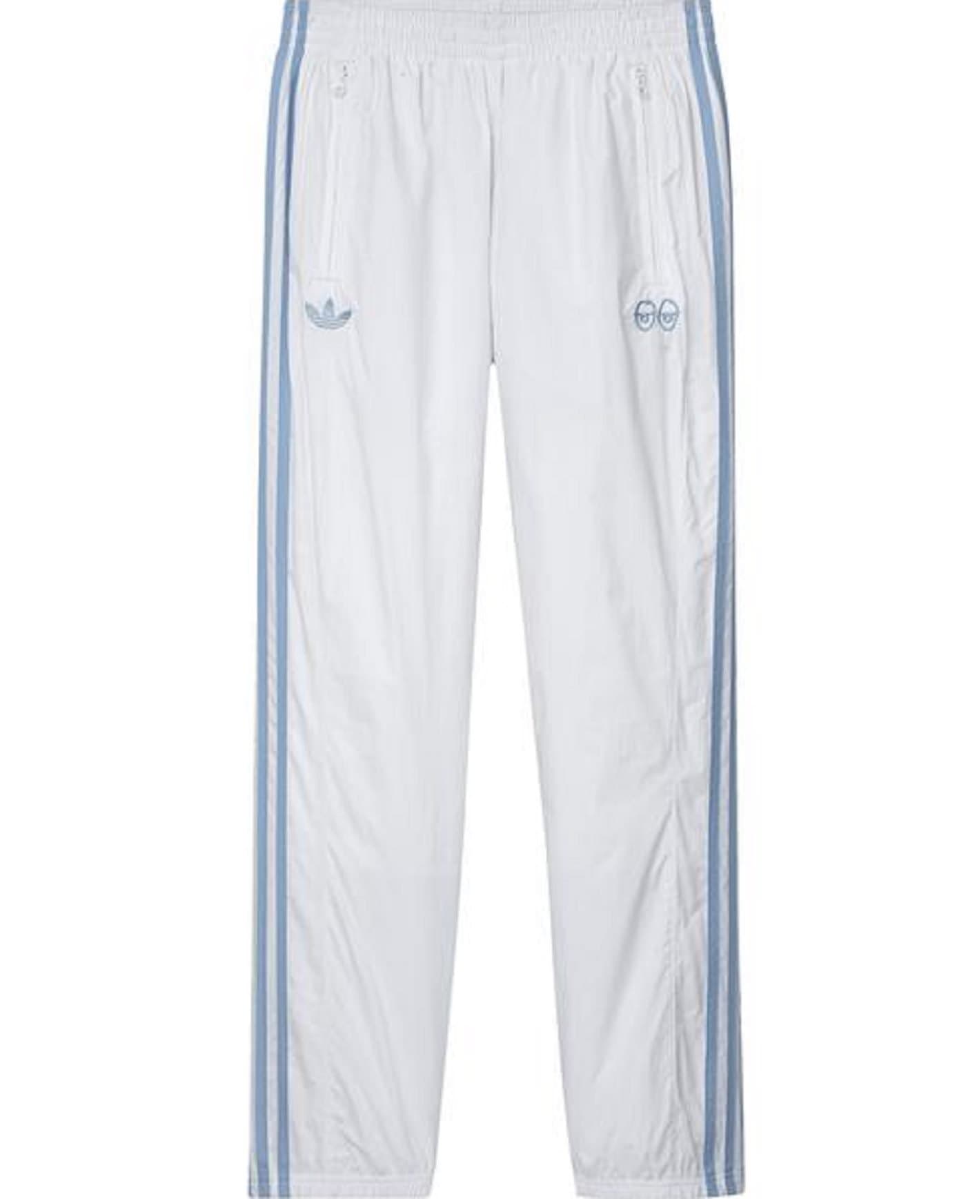adidas Mens KROOKED Pants CW3371_2XL - White,CLBLUE
