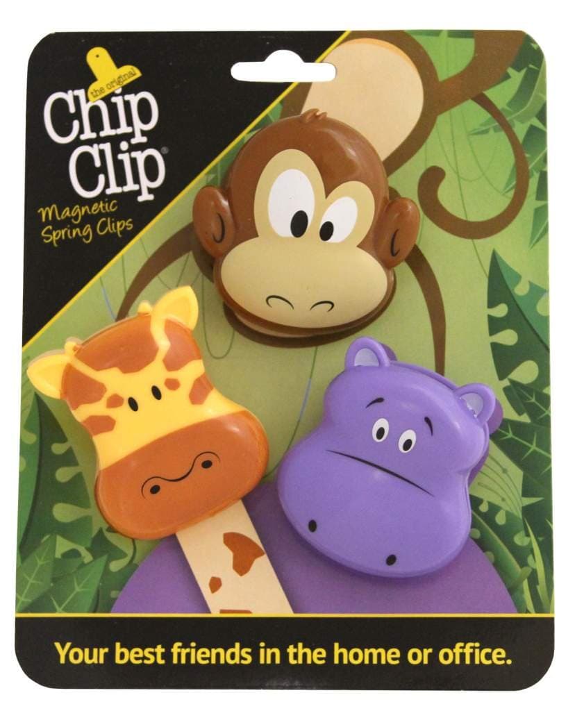 Animal Clips, Your Best Friends in the Home or Office (2.5 x 3, Jungle)