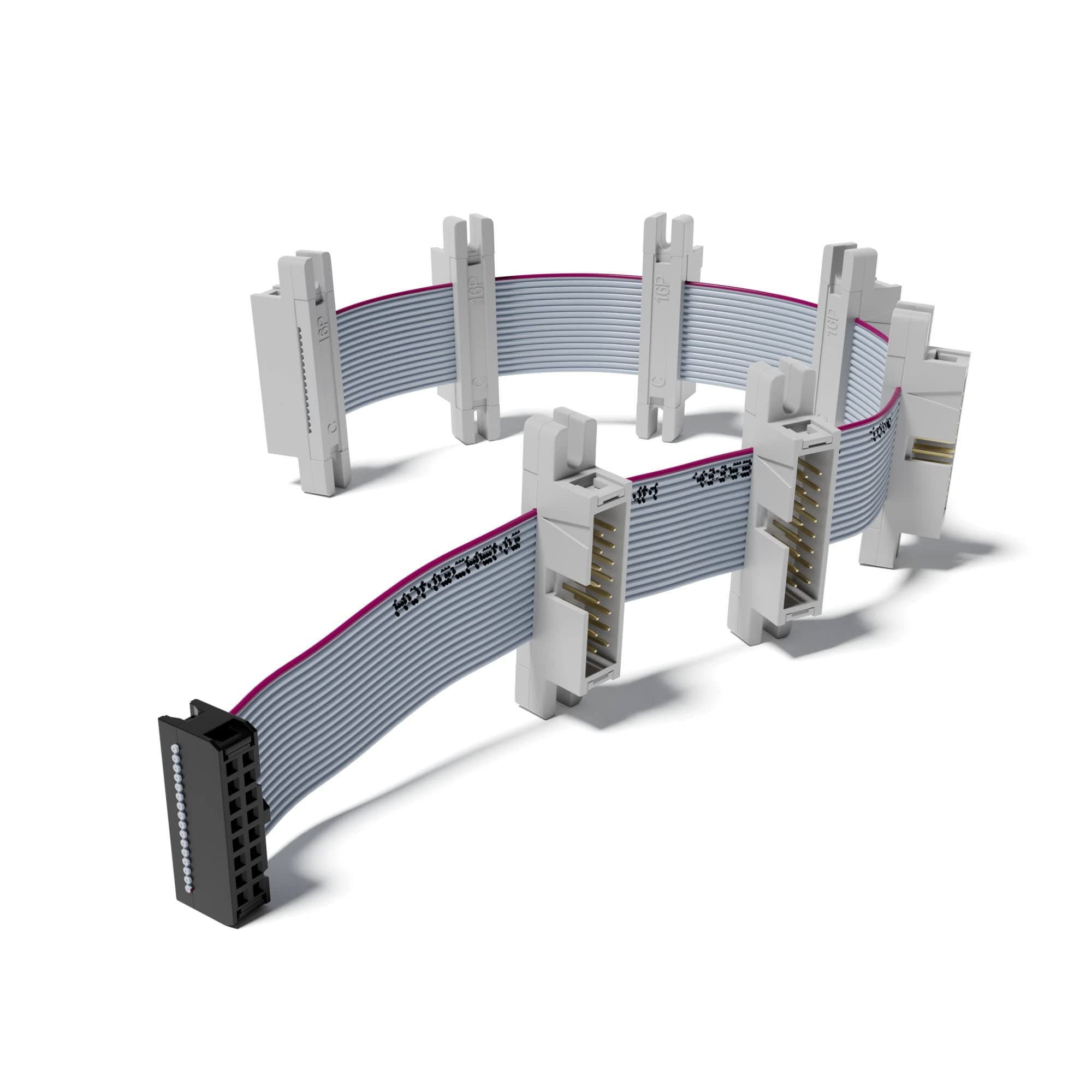 Eurorack Flat Ribbon Flying Bus Cable Modular Synth Synthesizer [30 cm - 11.81"]