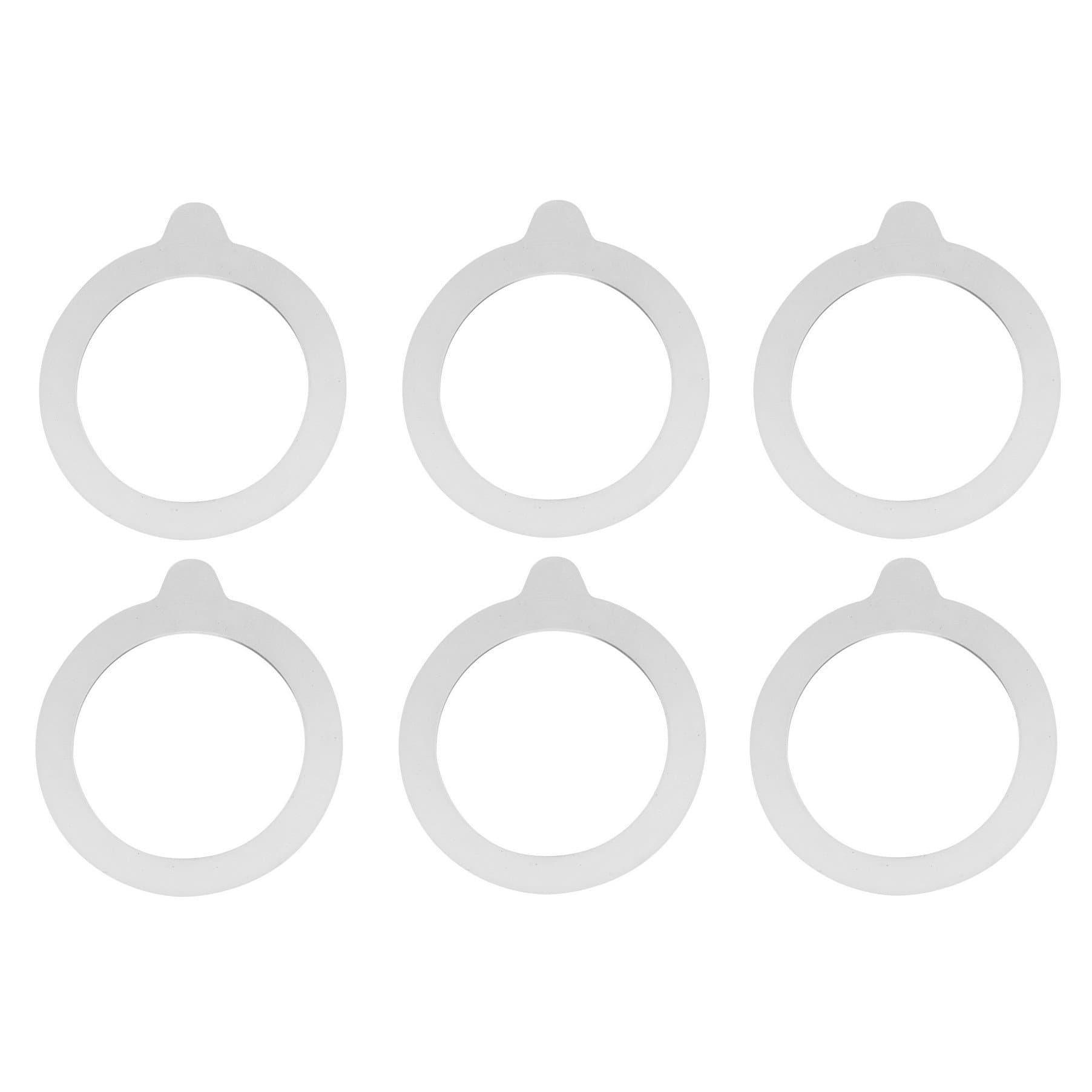 Sunshine Mason Co. Wire Bail Rubber Jar Gaskets 3.5"(90mm), fits Bormioli Fido Jars Made in USA 6 Pieces