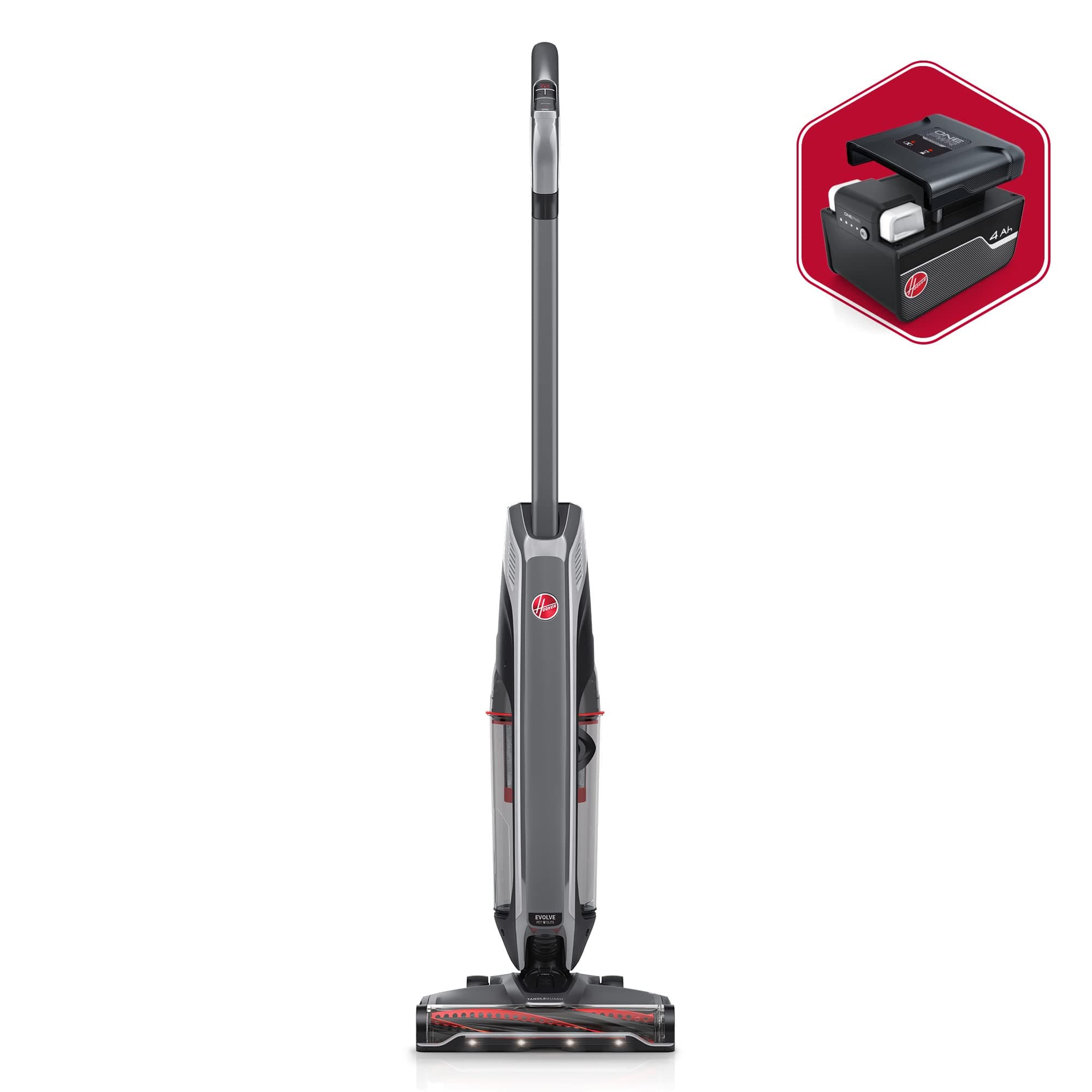 ONEPWR Evolve Pet Elite Cordless Vacuum Cleaner, Lightweight Stick Vac, Small Upright Vacuum Cleaner, Ideal for Pet Hair, XL Dirt Cup Capacity, Cordless Vacuum Cleaners for Home Use