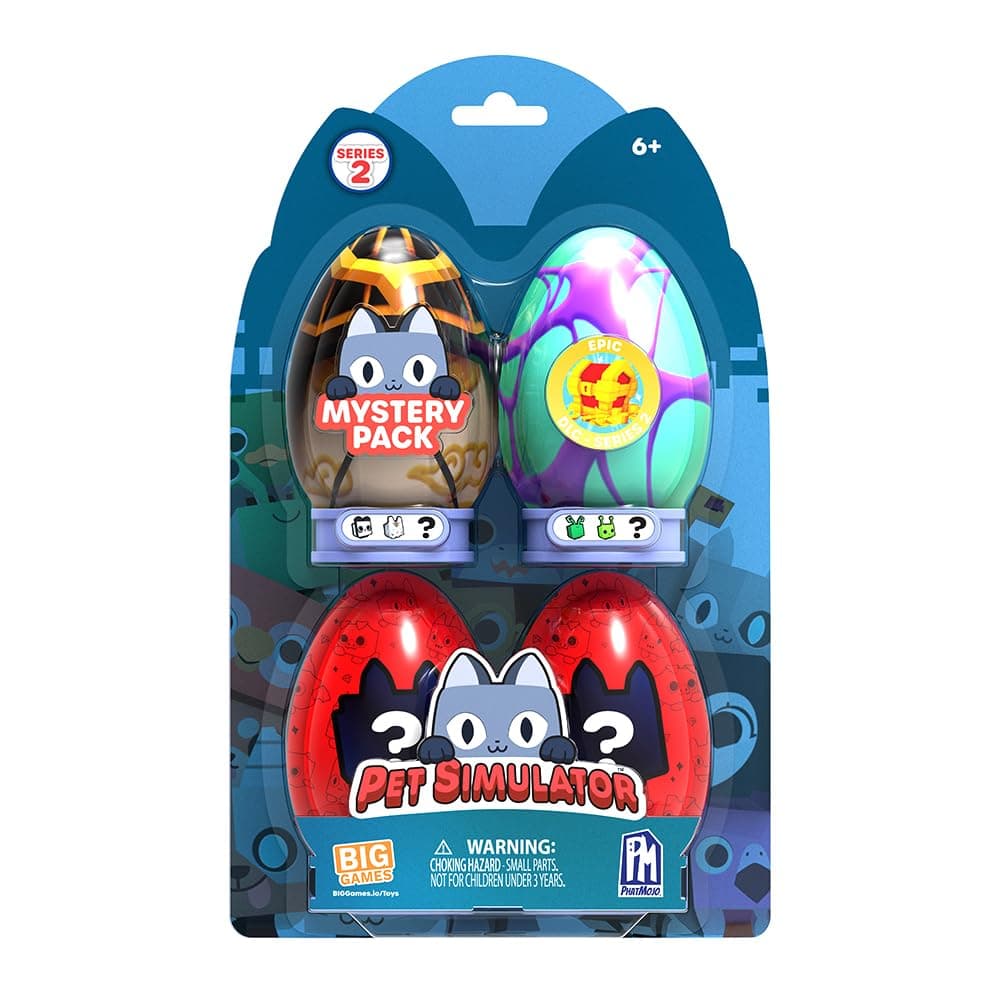 Pet Simulator X Mystery Egg S1 4Pack 3-Inch