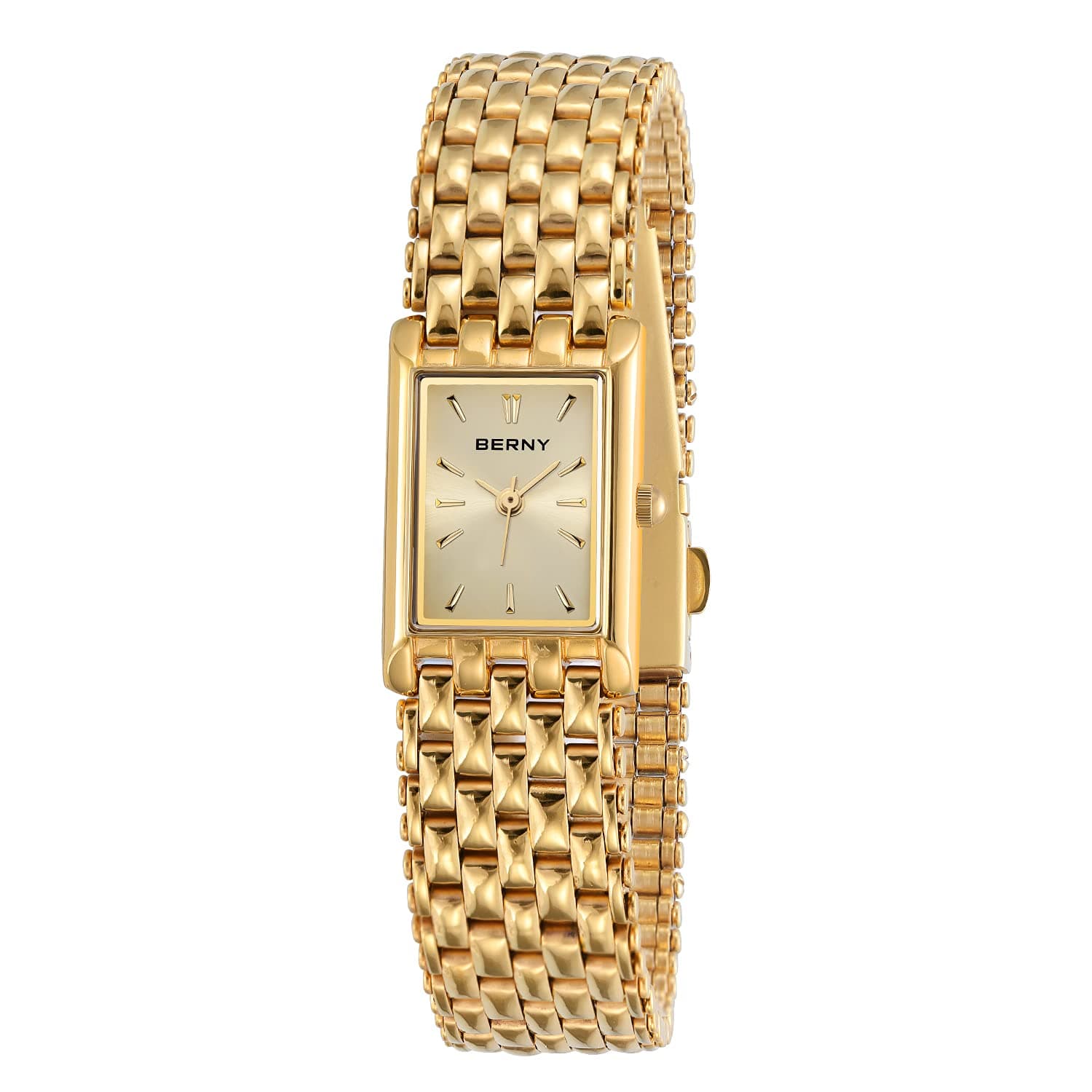 Gold Watches for Women Updated Ladies Quartz Wrist Watches Stainless Steel Band Womens Small Gold Watch Luxury Casual Fashion Bracelet Tools Included