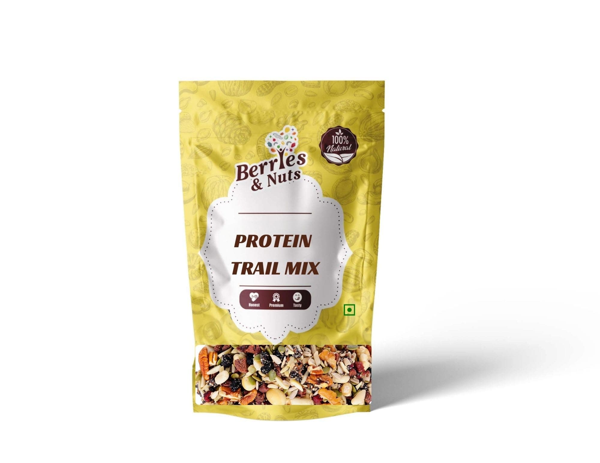 Berries And Nuts Special Protein Trail Mix | Dried Berries, Nuts & Seeds | 200 Grams