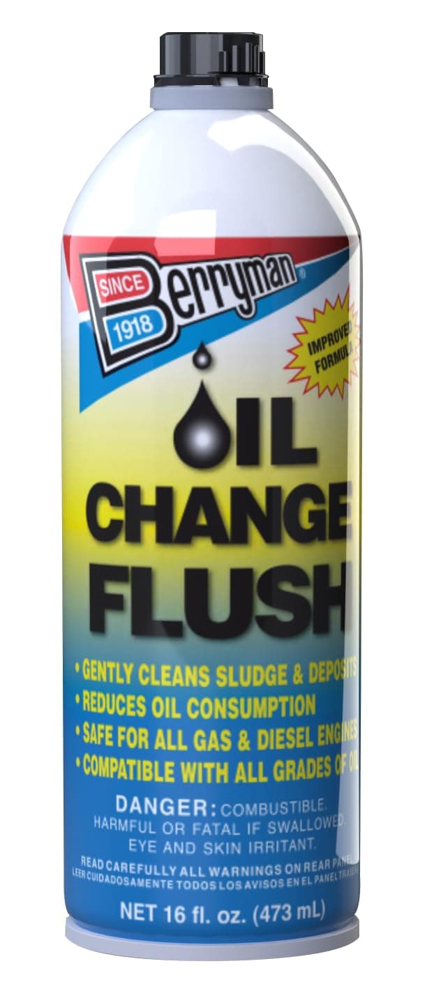 Berryman Products 1216 Change Flush Compatible with Conventional and Synthetic Oils, Pour Can 16 fl.oz Fluid_Ounces