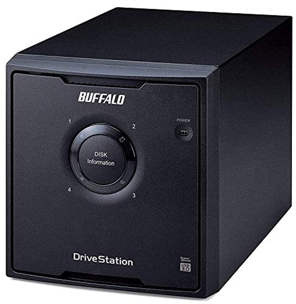 BUFFALO DriveStation Quad 4-Bay 24TB (4x6TB) TAA Desktop External Hard Drive USB 3.2