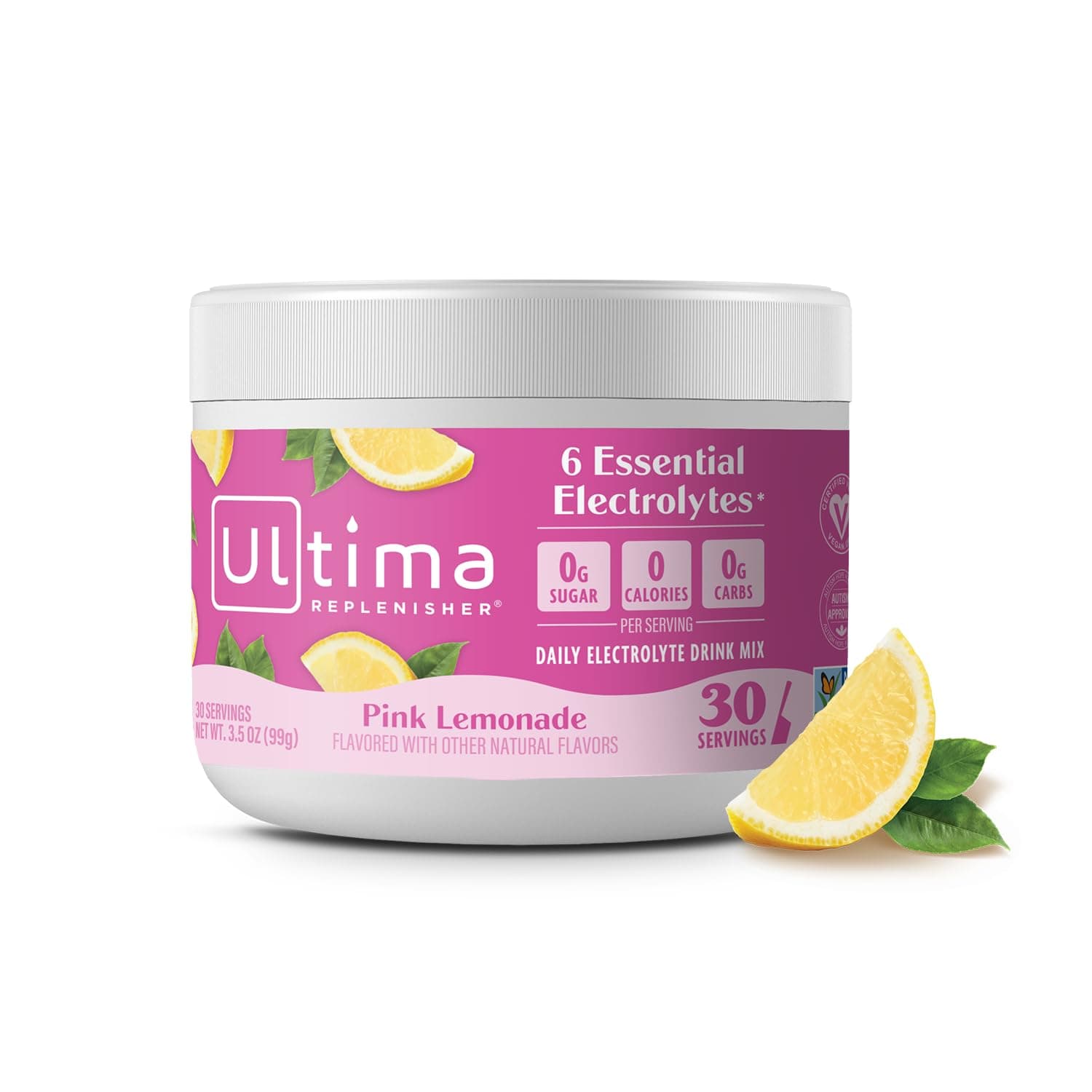 Ultima Replenisher Electrolyte Hydration PowderPink Lemonade 90GM