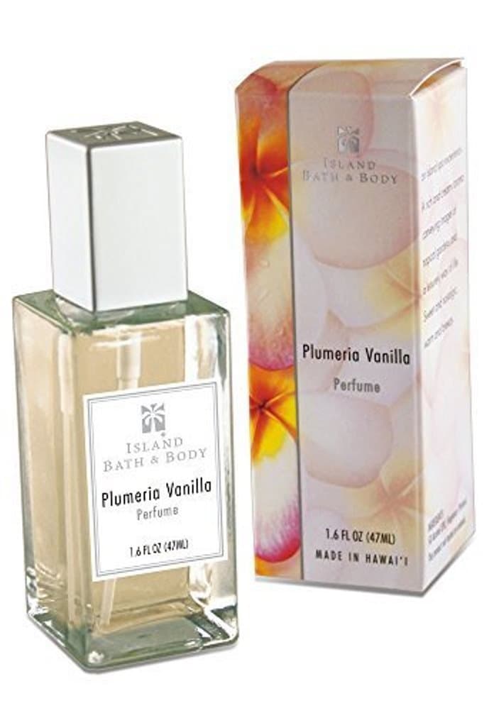 Tikimaster Island Bath & Body Plumeria Vanilla Perfume 1.6oz.