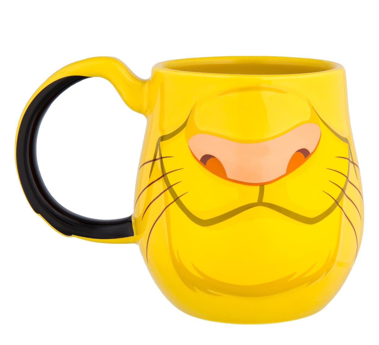 Disney Parks Exclusive Lion King Simba Face Smile Grinning Coffee Mug