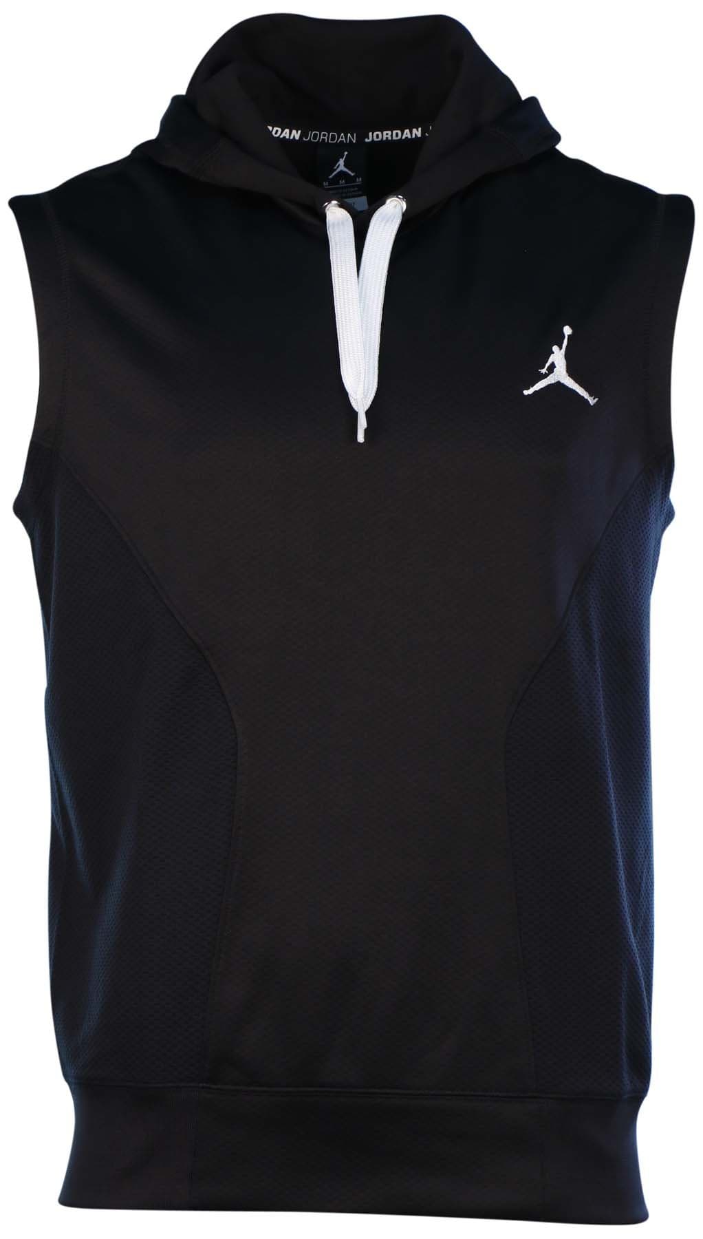 Jordan Dominate Pullover Sleeveless Hoodie Mens Style : 634925, Black Large