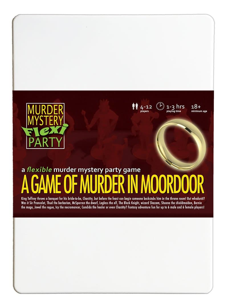 A Game of Murder in Moordoor 4-12 player Murder Mystery Flexi Party