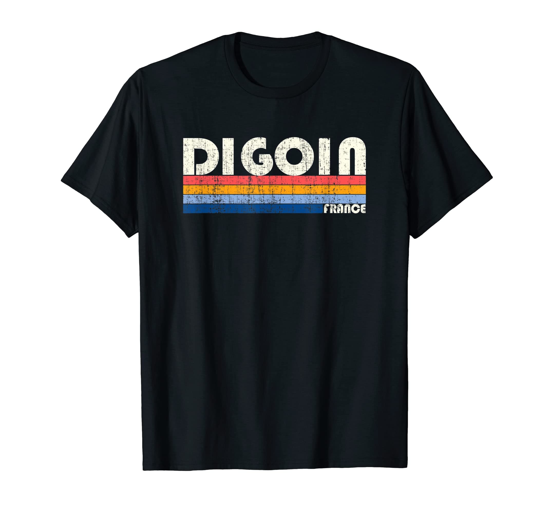 Retro Vintage 70s 80s Style Digoin, France T-Shirt
