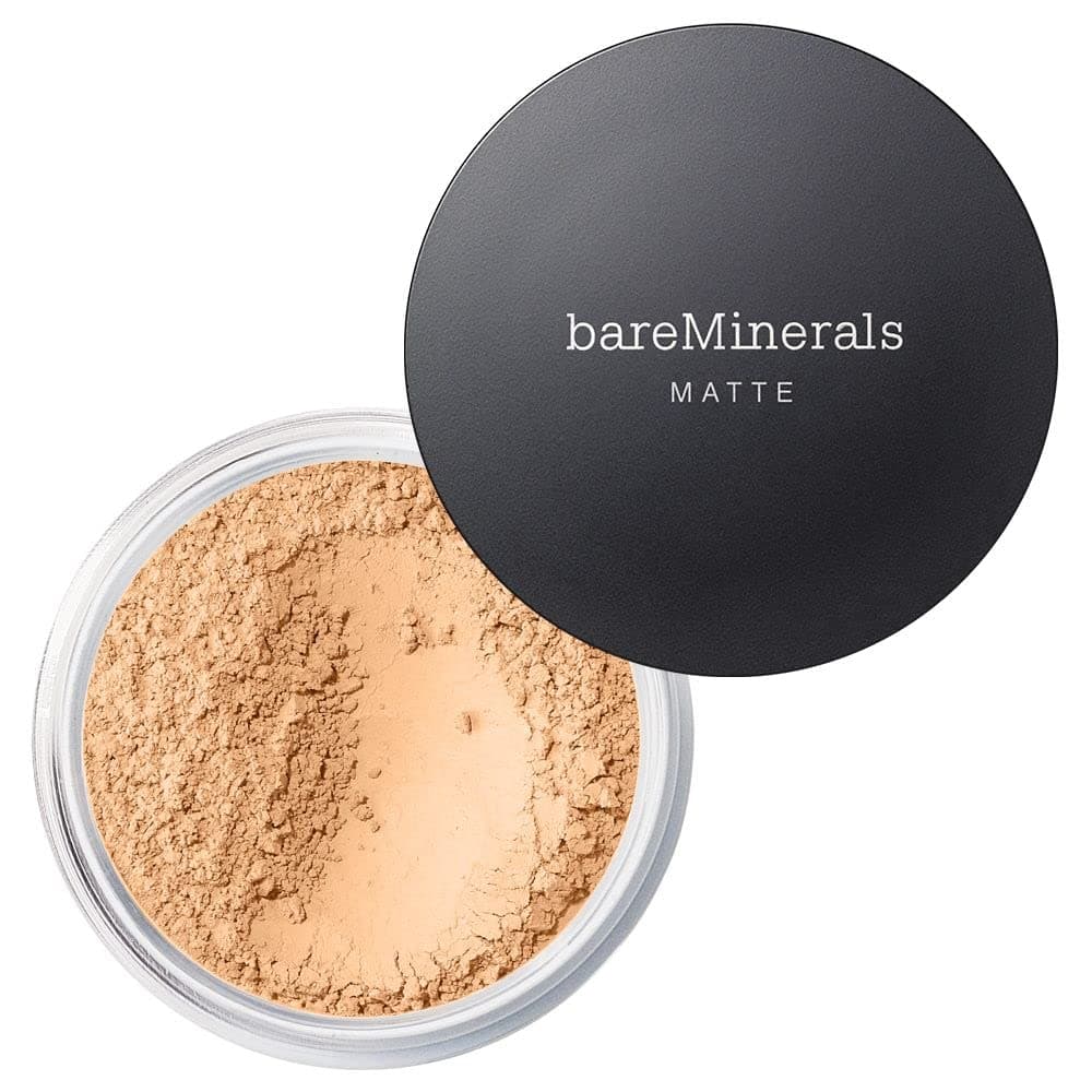 Original Matte Loose Powder Foundation SPF 15, Clean Mineral Powder Face Makeup, Sheer-to-Full Coverage, Reduces Shine, Dermatologist-Tested, Skin-improving Makeup For Sensitive Skin