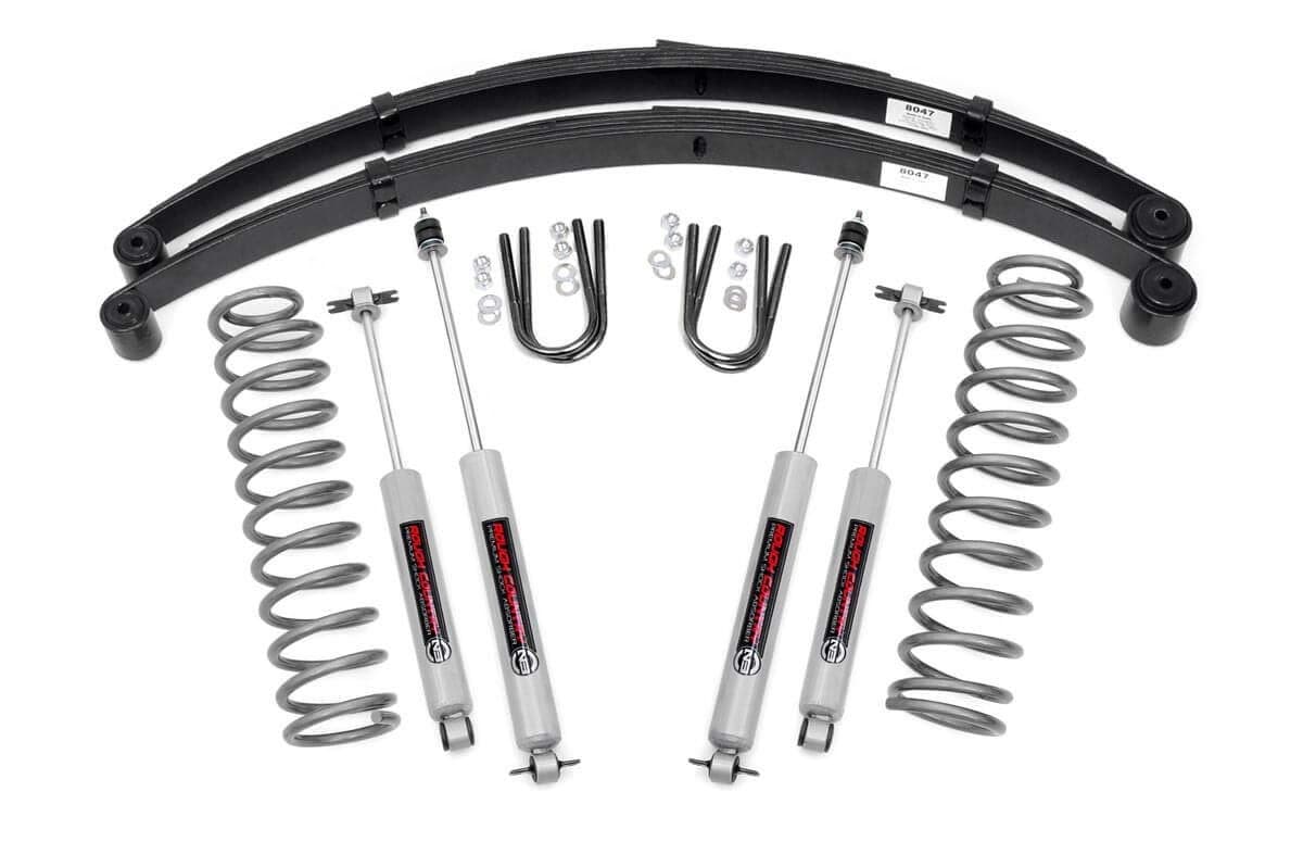 Rough Country 3" Suspension Lift Kit for 1984-2001 Jeep Cherokee XJ - 630N2