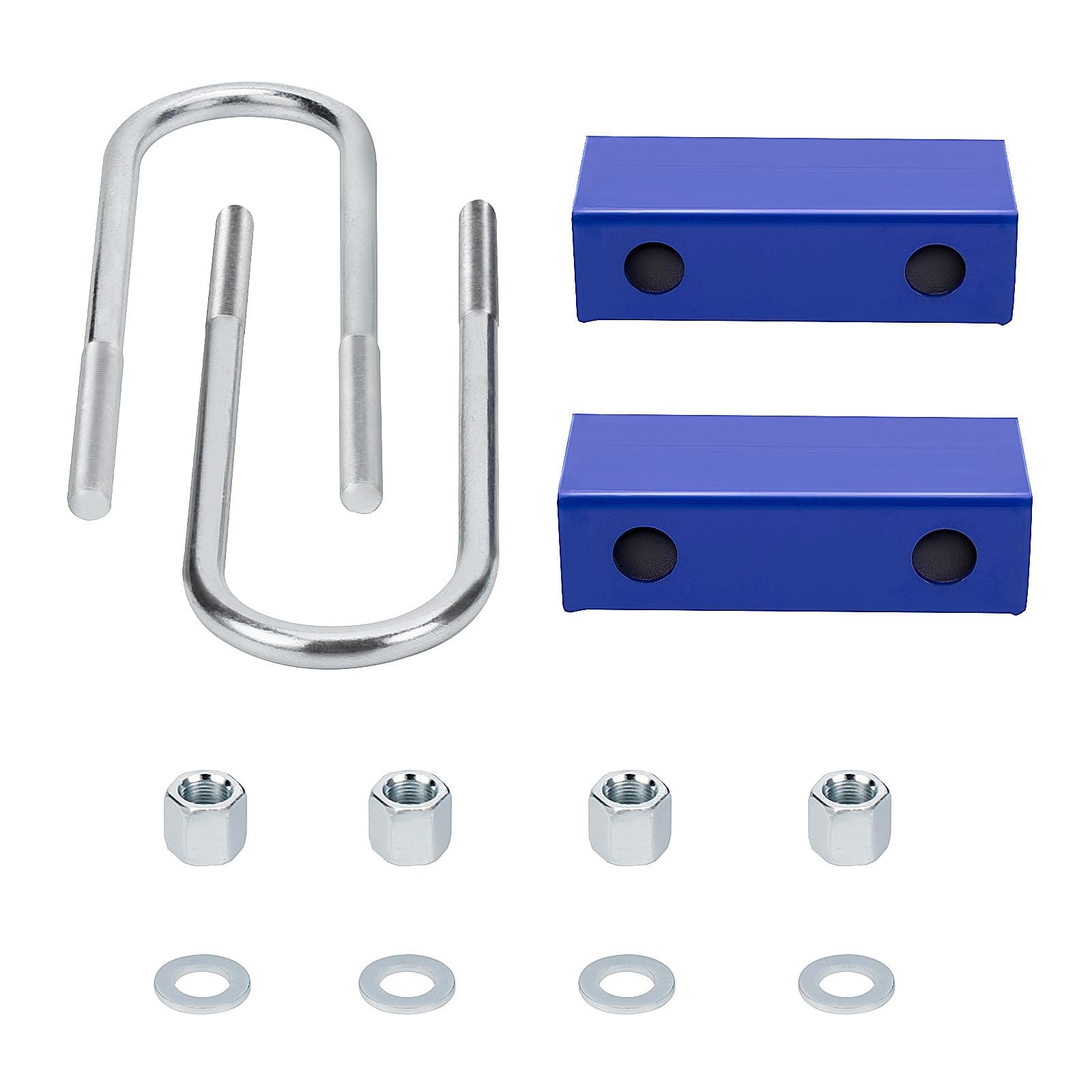Tuningsworld 3" Lowering Block Kit and U-bolts Kit for Chevy C10 Rear 1960-19...
