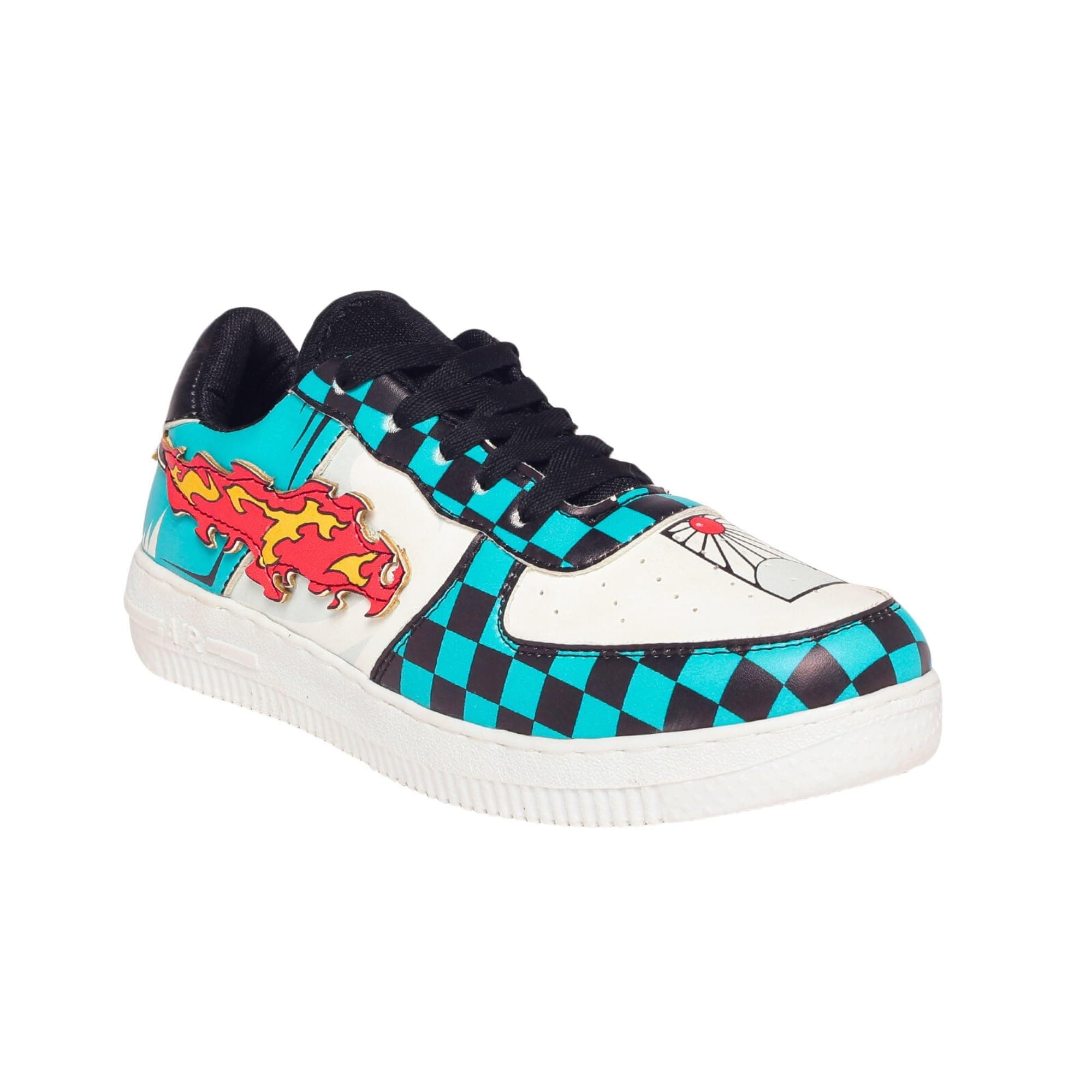 Fans Army Demon Slayer Tanjiro Anime Lace-Up Casual Sneakers for Men