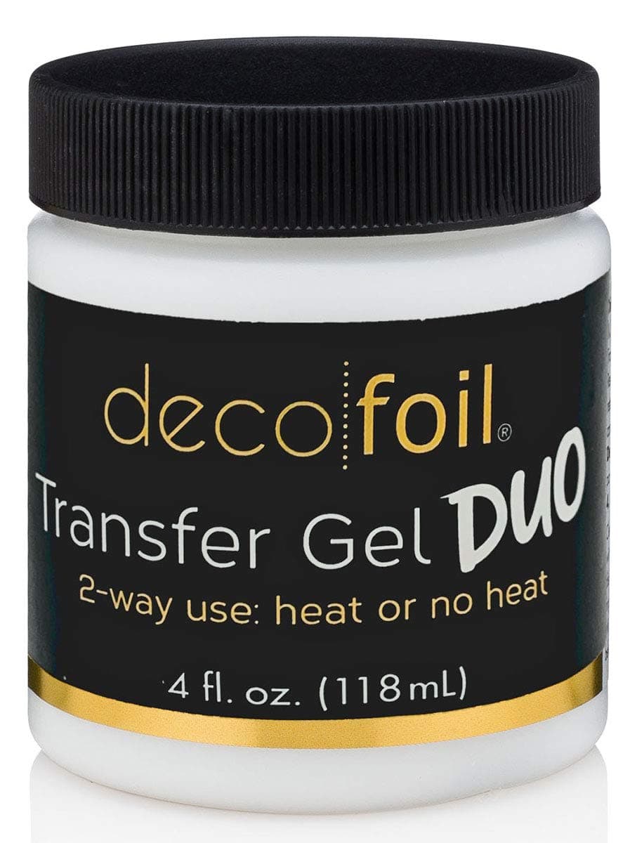 Deco Foil Transfer Gel Duo - Permanent Transfer Medium with Heat or Pressure