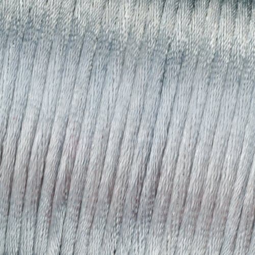 Kumihimo Weavecord Satin 1,5 mm / 6 m Light Grey