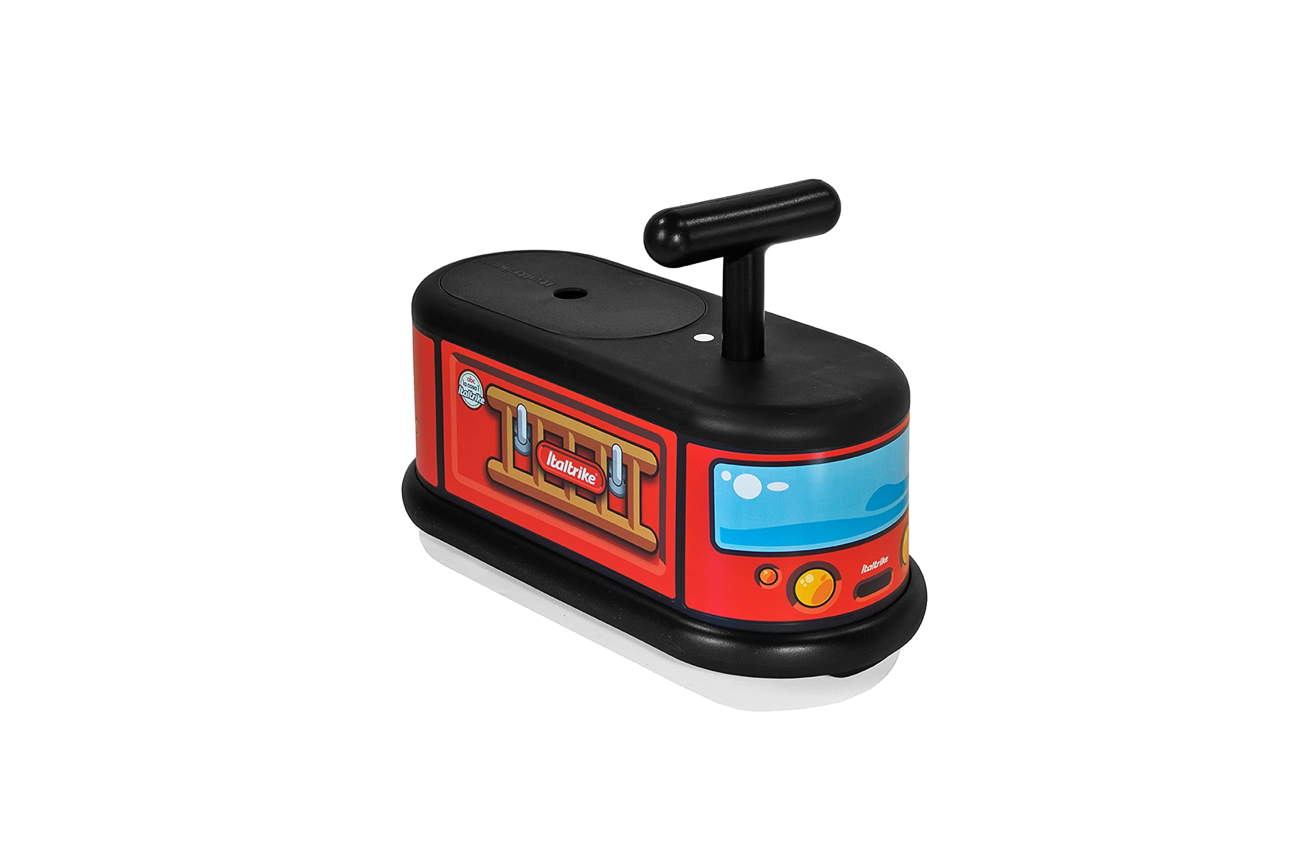 La Cosa Ride On Toy for Toddlers & Kids, Indoor & Outdoor Use, Safe Design, Sturdy 360-Degree Child-Safe Wheels, Features Storage Compartment, 1-6 Years, Made in Italy (Fire Truck)