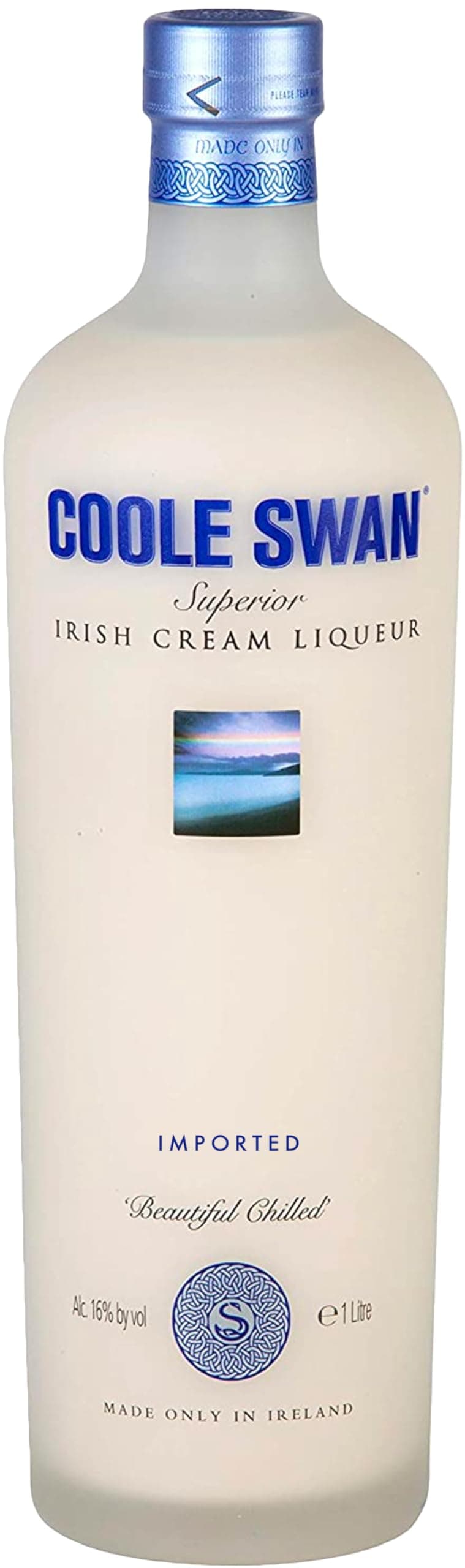Coole Swan Irish Cream Liqueur - 1 Litre, 16% | Award-Winning Whiskey, Chocolate, Cream Drink | Perfect Over Ice, In Cocktails, Iced Or Hot Coffee Or As A Gift | Made In Ireland