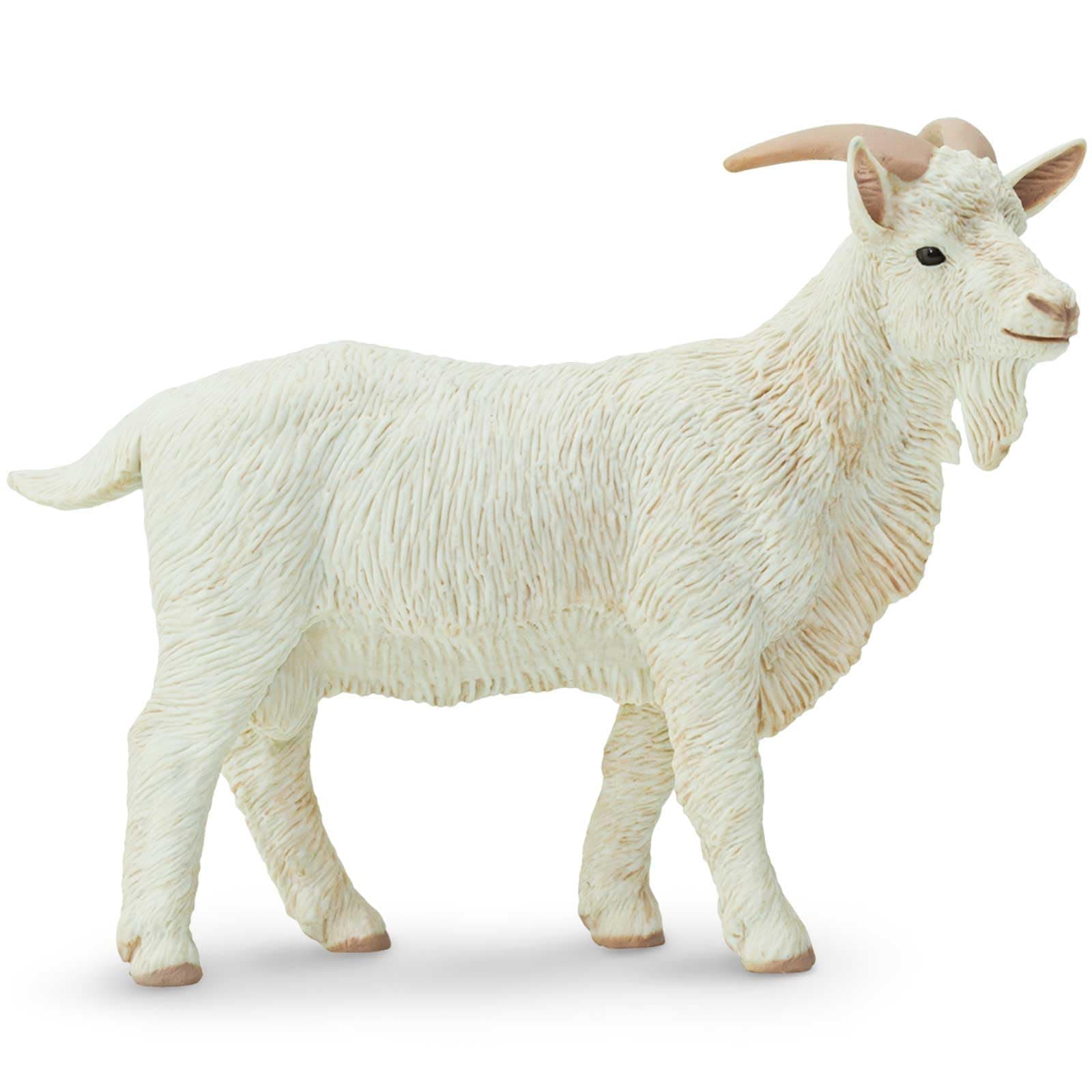 Safari Ltd. Billy Goat Figurine - Lifelike 3.75" Figure - Educational Toy for Boys, Girls, and Kids Ages 1+