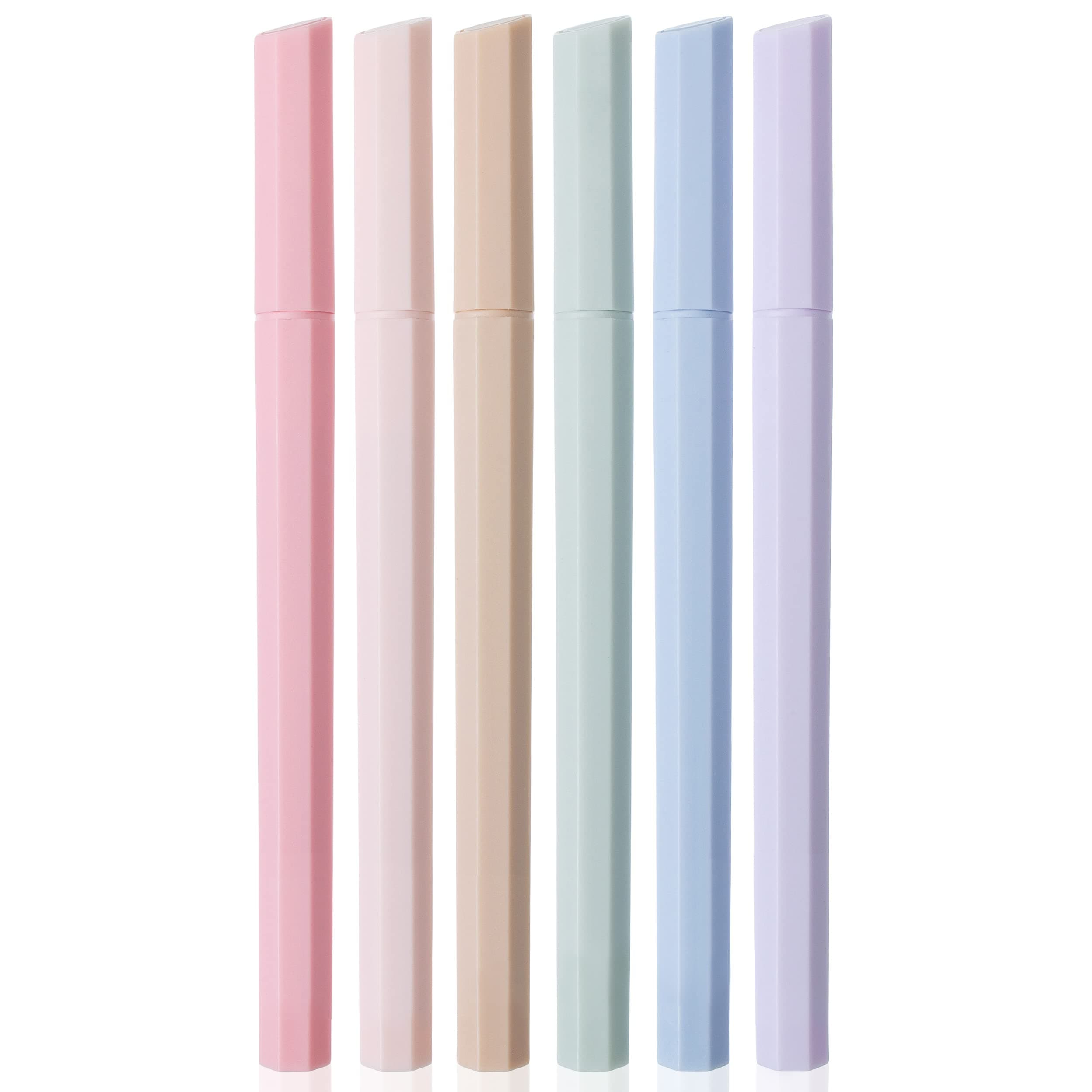 Mr. Pen- Aesthetic Highlighters, 6 Pack, Muted Pastel Color, Chisel Tip, Cute Highlighter, Assorted Colors, School Supplies