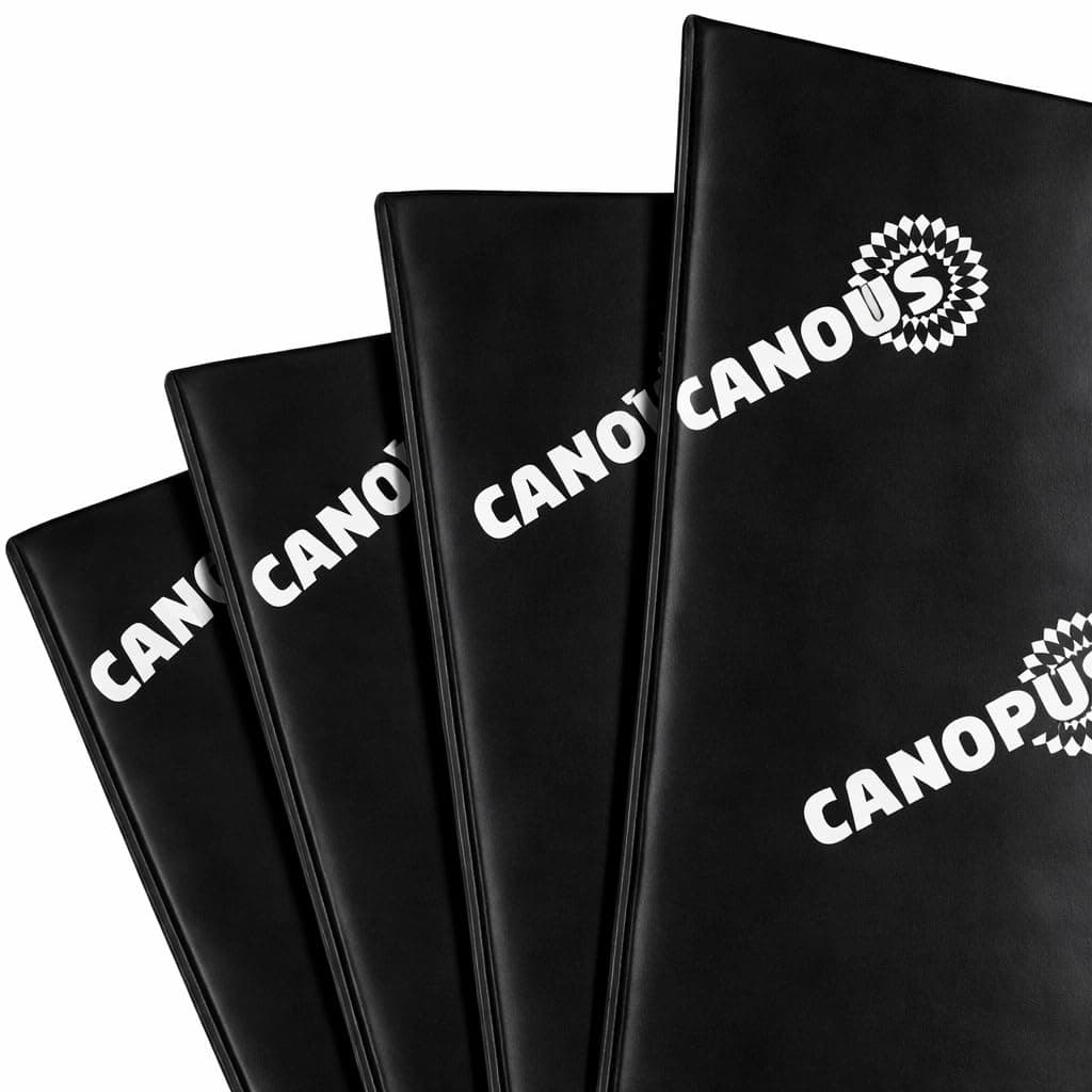 CANOPUS Car Sound Deadening Mat - 80 mil, 10 sqft, Butyl Sound Deadener for Trunk, Doors, Floor & Ceiling, Audio Dampening Material, Pack of 10 Sheets, Black
