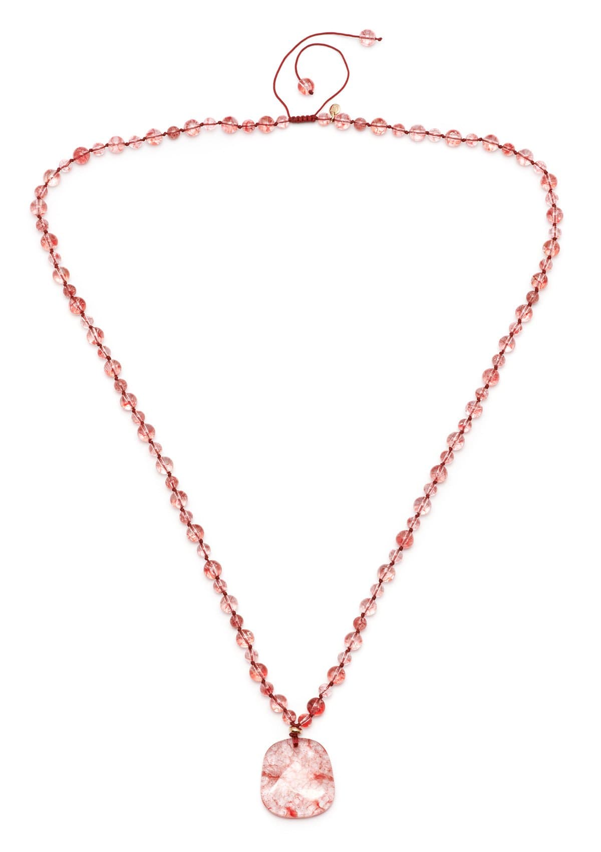 Lola Rose Colette Rouge Rock Crystal Necklace of 80 cm