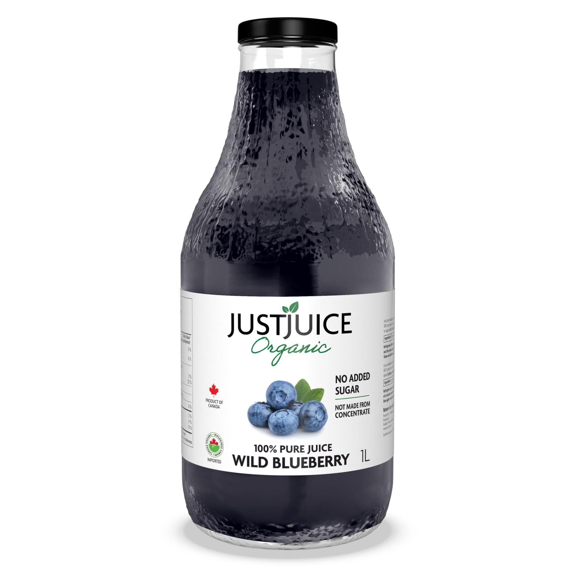 JUST JUICE Wild Blueberry Juice, 1 LT