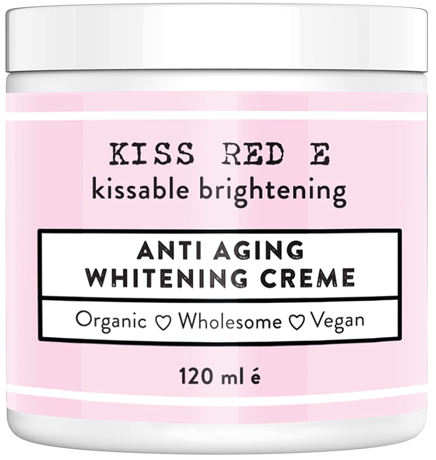 Kiss Red E Whitening Cream. Anti Aging Skin Lightening Cream - Dark Spot Corrector for Face - Day Night Moisturizing Cream