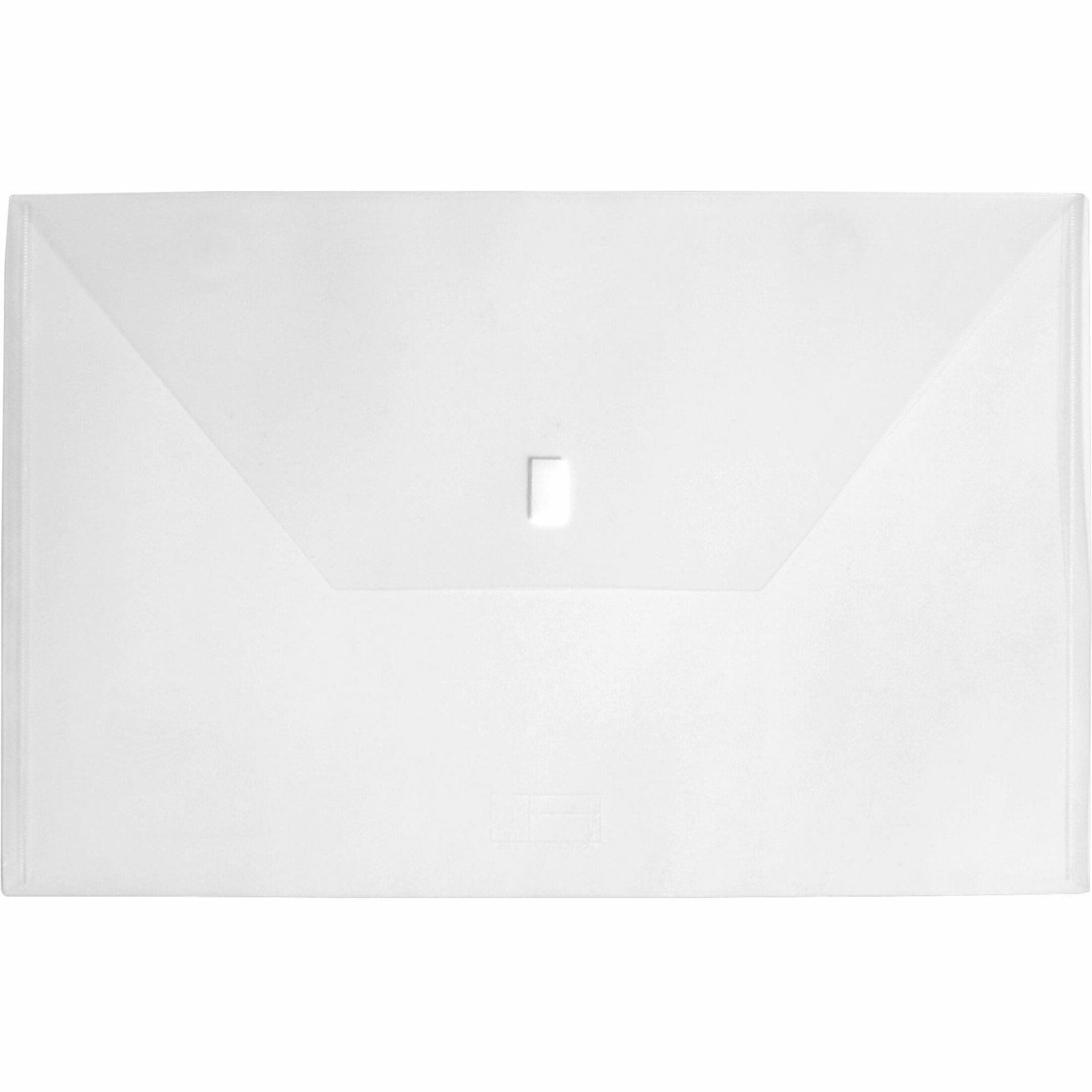 Lion Design-R-Line Poly Oversized Project Envelope, 17.7"W x 11.8"H, Clear, Pack of 6 (60205-CR-6P)