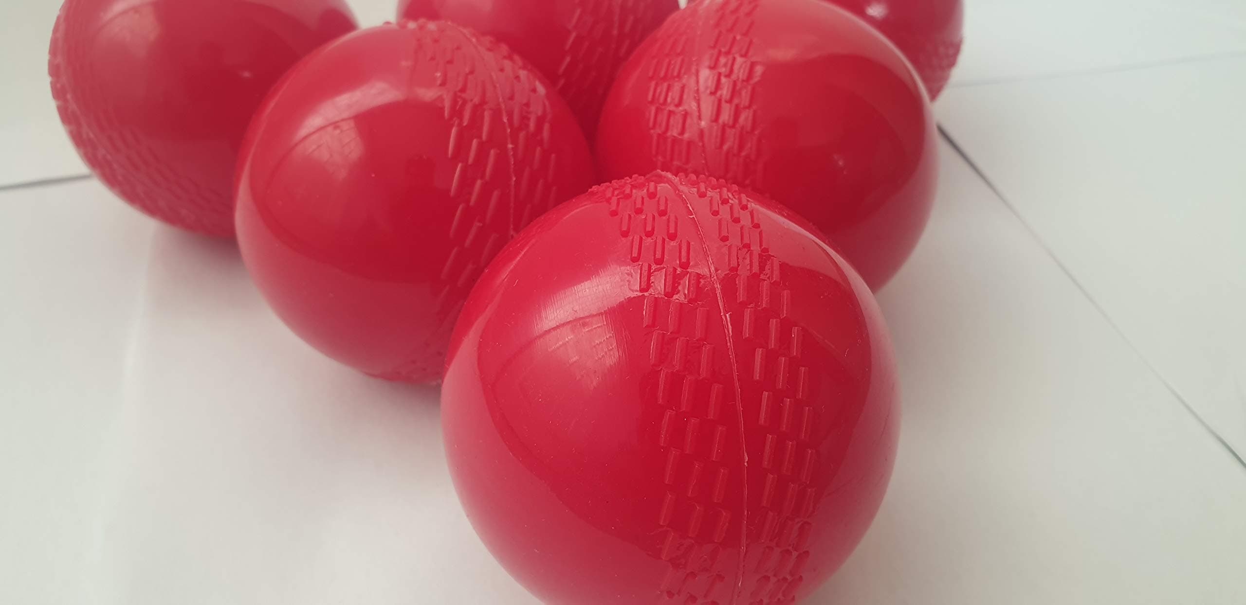 Cricket Pink Wind Balls Windball Hard Practice Senior Beach Indoor Outdoor Petballs (Pack Of Twelve)