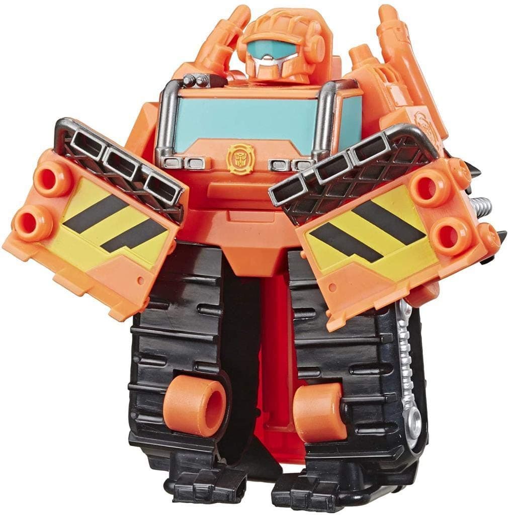 Playskool Heroes Rescue Bots Academy Wedge the Construction-Bot Converting Toy, 4.5-Inch Figure, Toys for Kids Ages 3 and Up