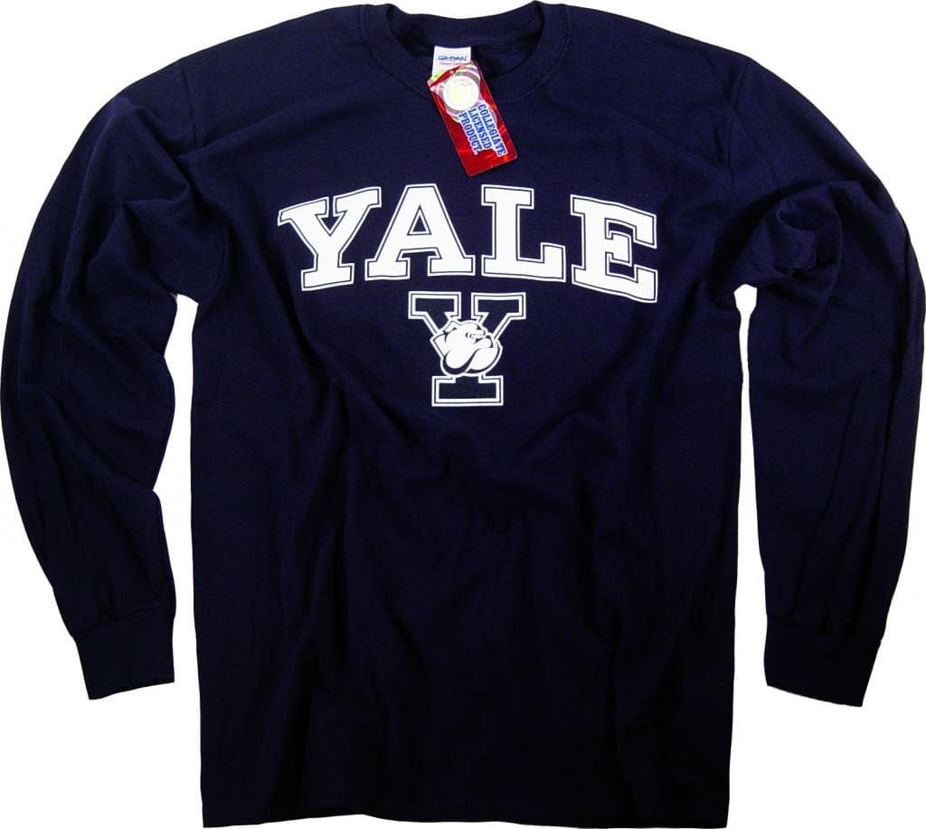Yale Shirt T-Shirt Sweatshirt Hoodie University Pennant Hat Bulldogs Apparel XL Blue Apparel