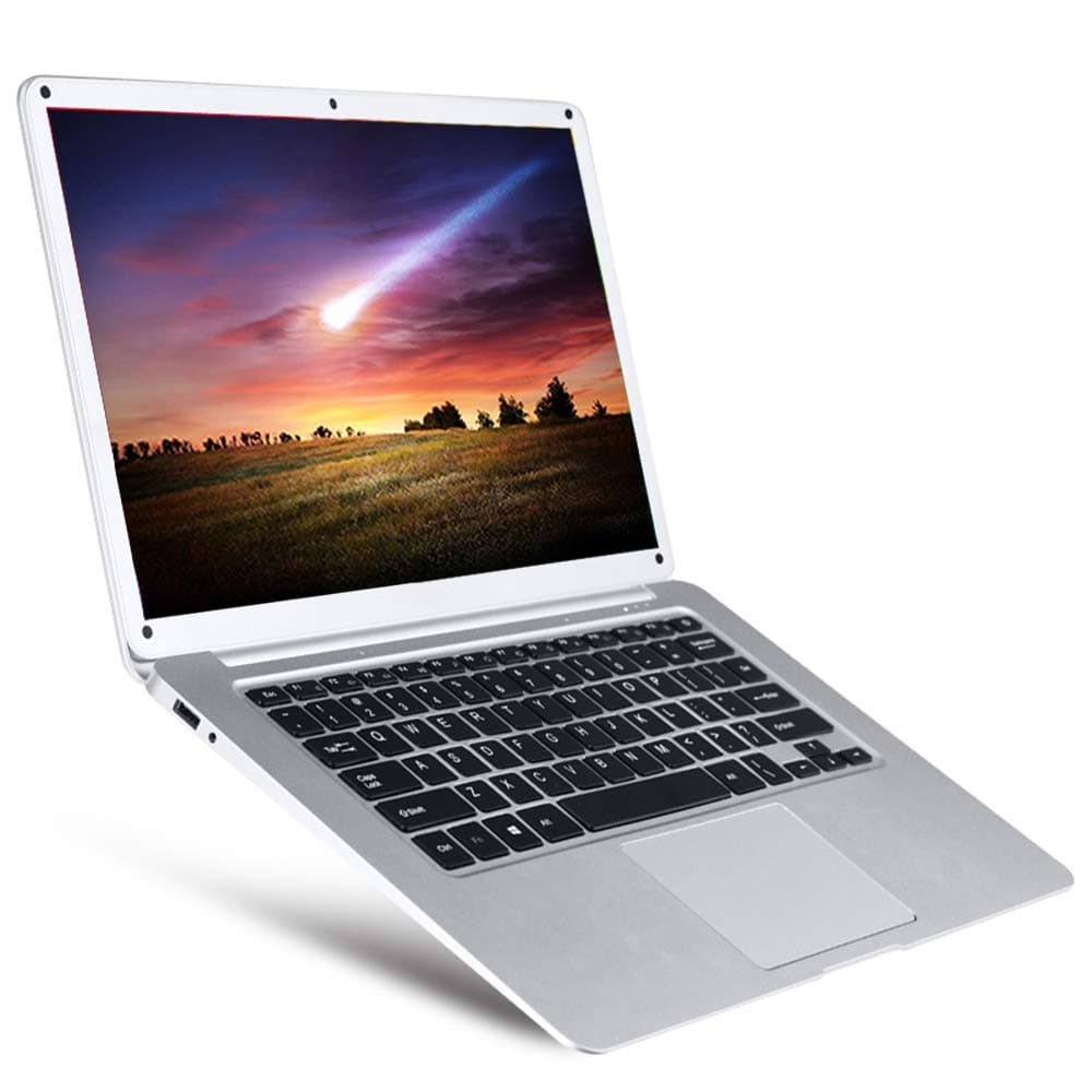 LHMZNIY 14.1 inch Ultra-thin Lightweight Win 10 Laptop Intel Atom X5 Z8350 64-bit Quad Core 1.44GHz 2GB RAM+32GB ROM WiFi Bluetooth Business Note book Student Netbook (2GB+32GB, Silver)