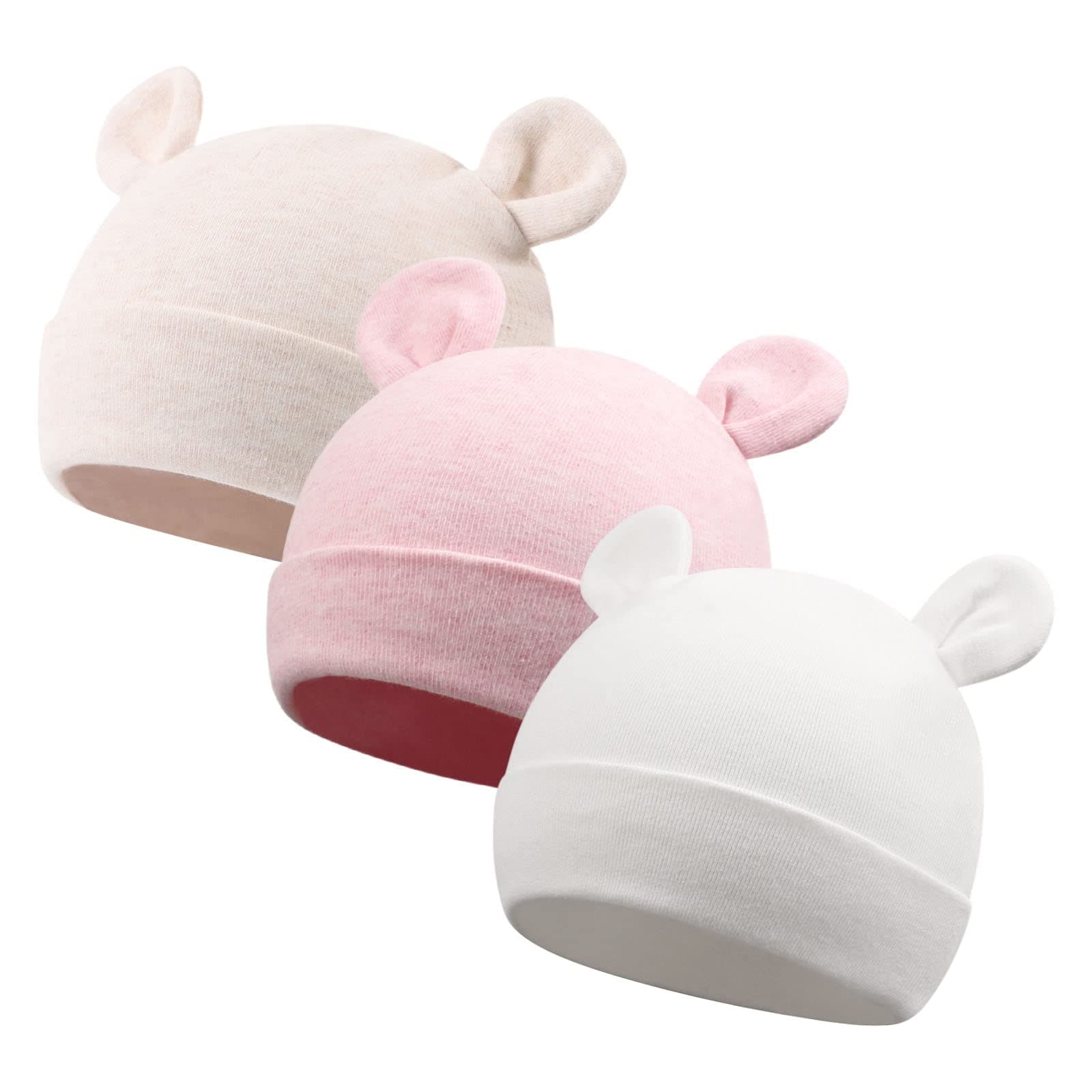 Cotton Newborn Baby Girls Hat Spring Newborn Boys Hat Cute Rabbit Infant Beanie