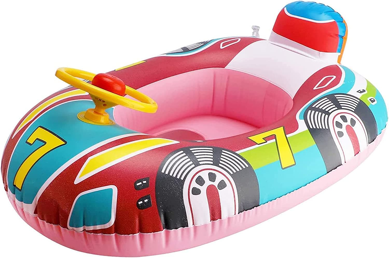 Baby Swimming Tube Kids Inflatable Swimming Pool Fun Swimming Rings (Car)
