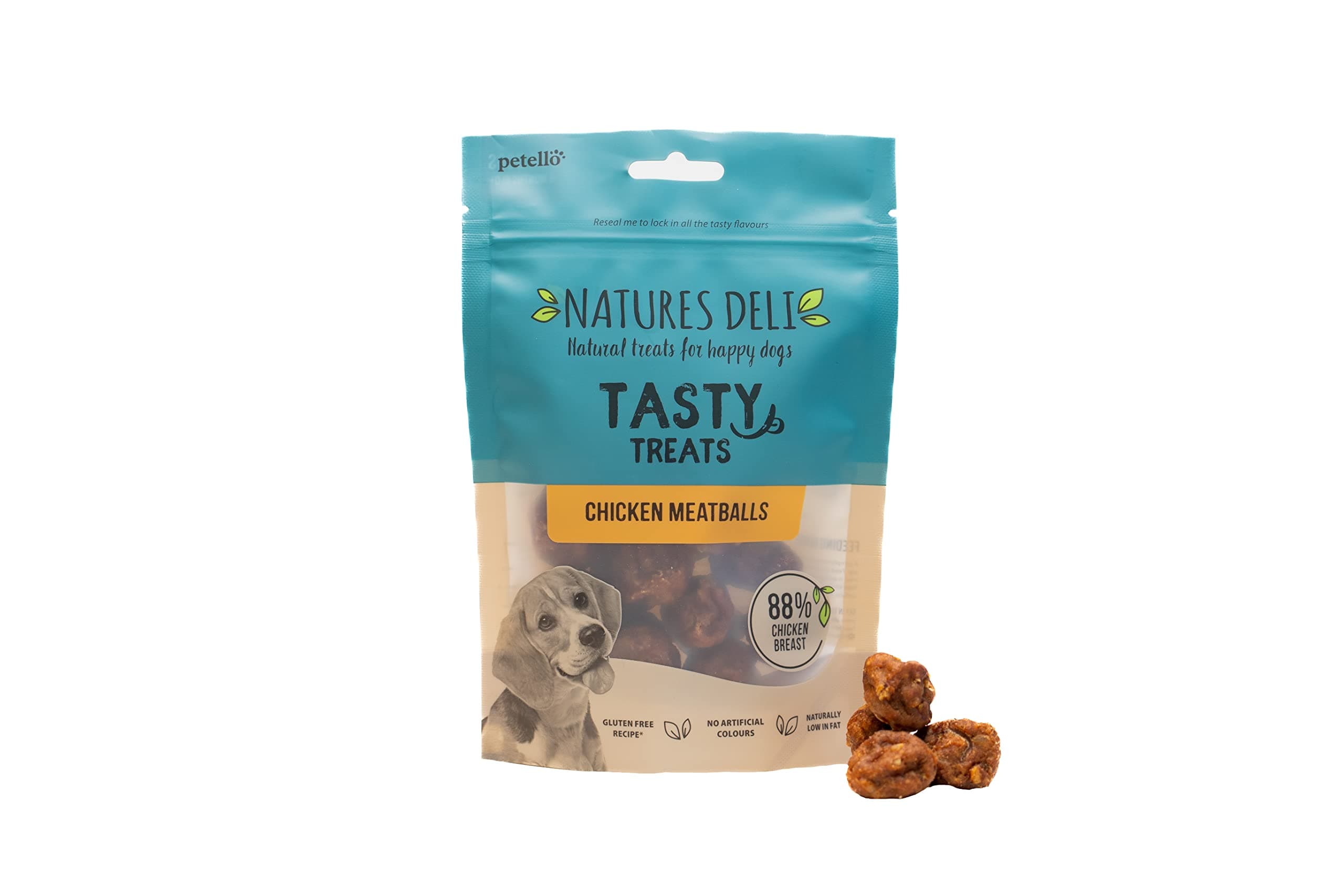 Chicken Dog Treats Gluten Free Low Fat Bite-size Trainng Treats for Dogs, High Protein Dog Biscuits Chicken Balls- 100 g
