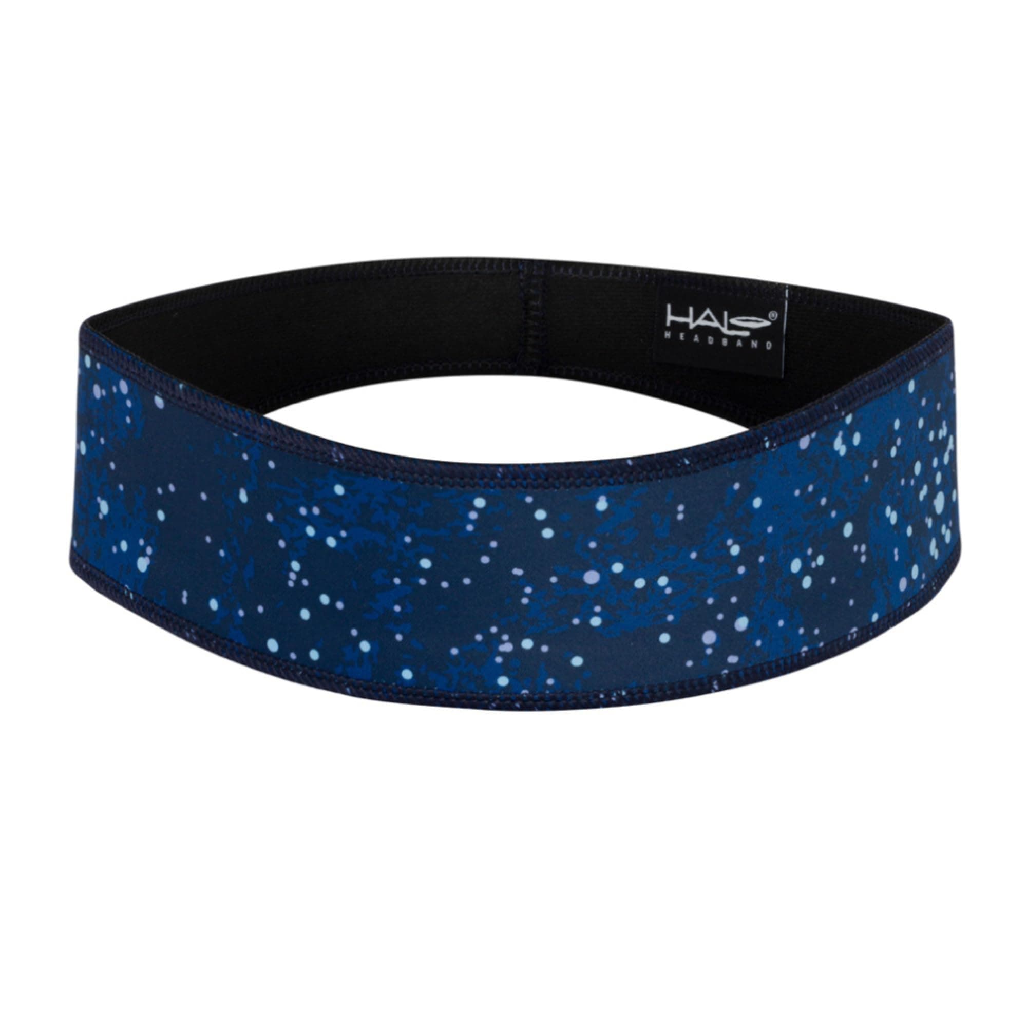 Halo II, 2 inch Wide Sweatband Pullover Running Headband for Men and Women, No Slip with Moisture Wicking Dryline Fabric and Sweat Channeling Technology (Galaxy)